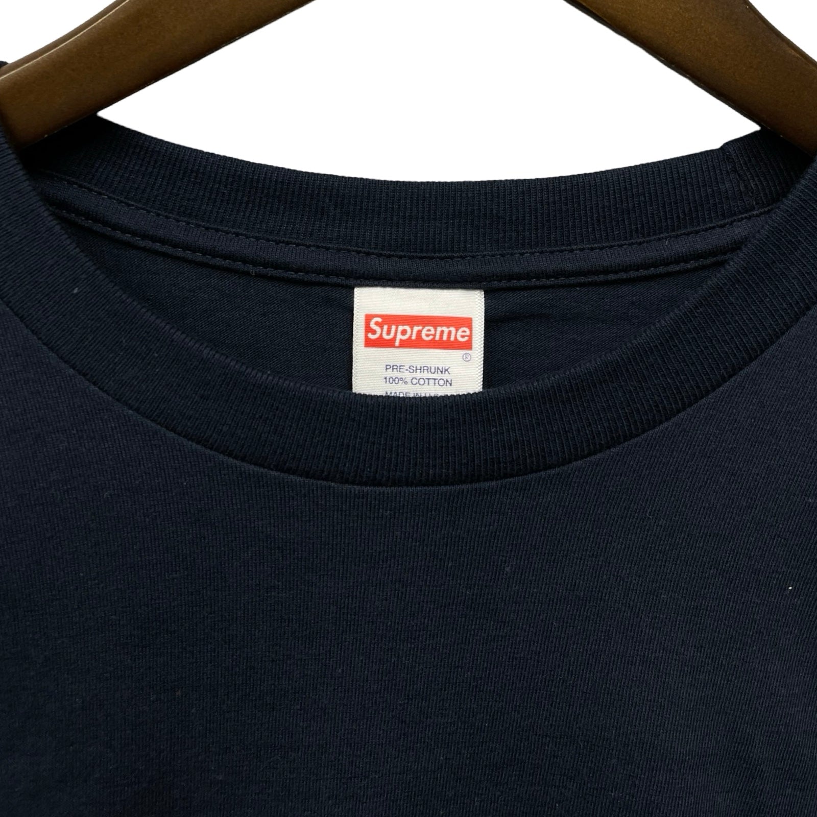 Supreme 2020AW Box Logo Long Sleeve Tee "NAVY" Size L