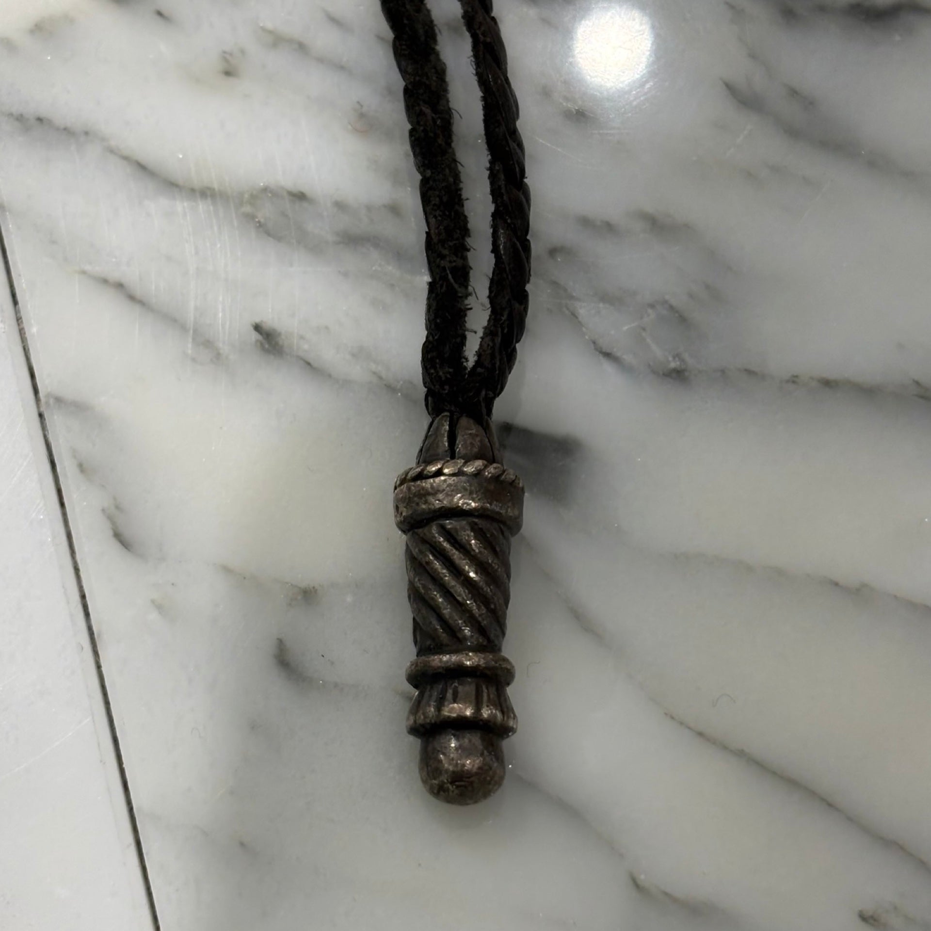 CHROME HEARTS Flat Pouch Leather Clutch Bag クロムハーツ フラットポーチ レザー クラッチバッグ