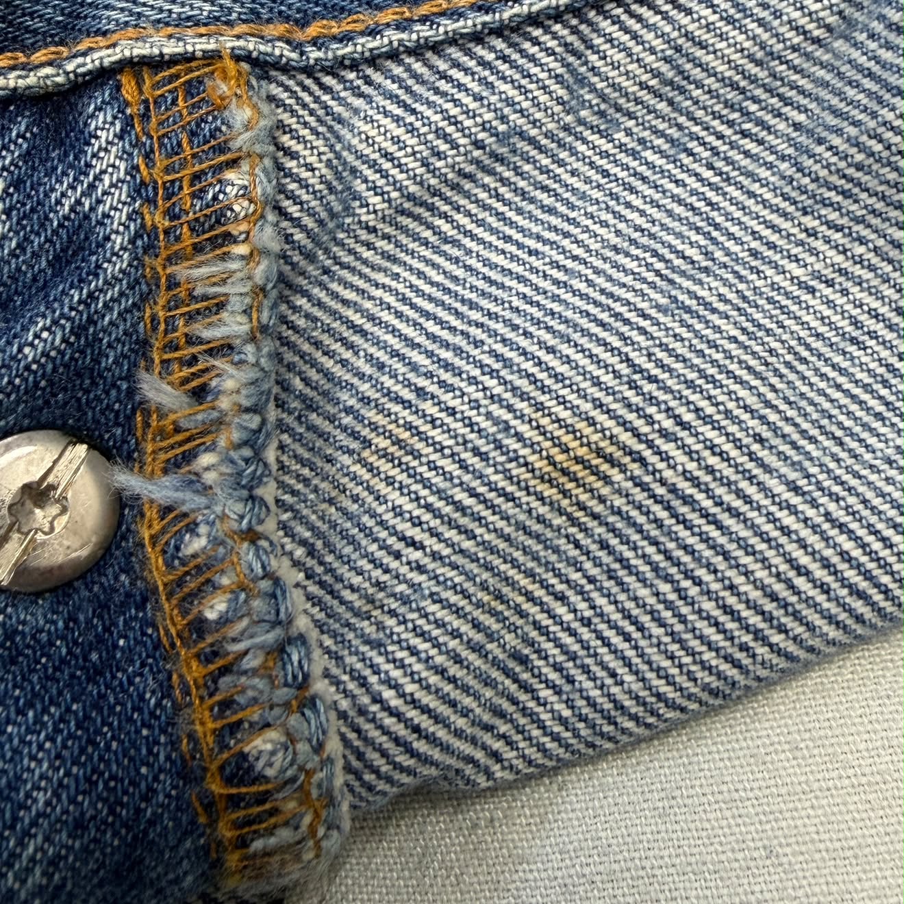CHROME HEARTS × Levi's 501 VNTG Leather Cross Patch Denim Pants Size 33 クロムハーツ × リーバイス 501 ヴィンテージ レザークロスパッチ デニムパンツ サイズ33