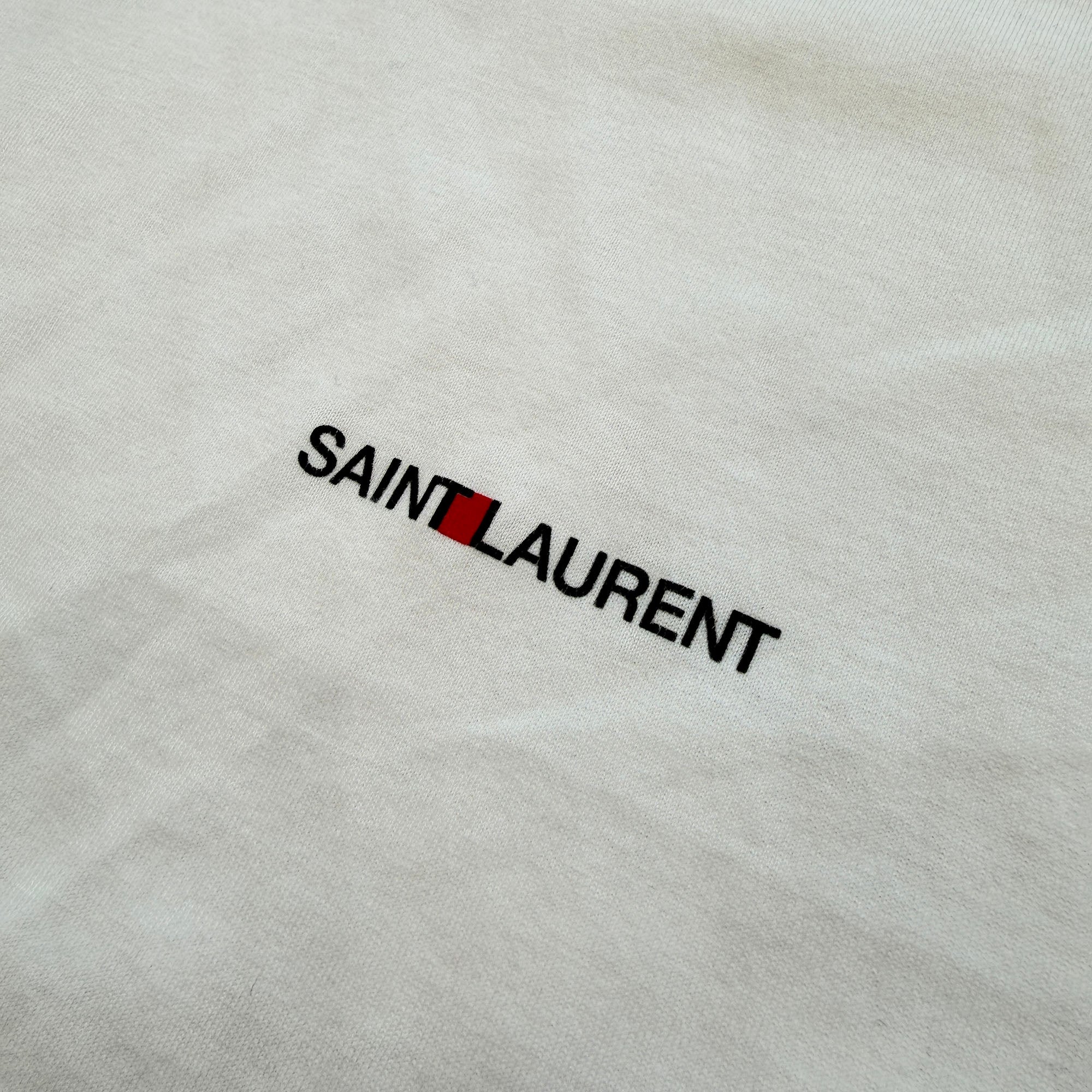 SAINT LAURENT PARIS 2021SS Small Logo Print Tee 464572 YB2DQ Size XS サンローランパリ スモールロゴ プリント Tシャツ サイズXS