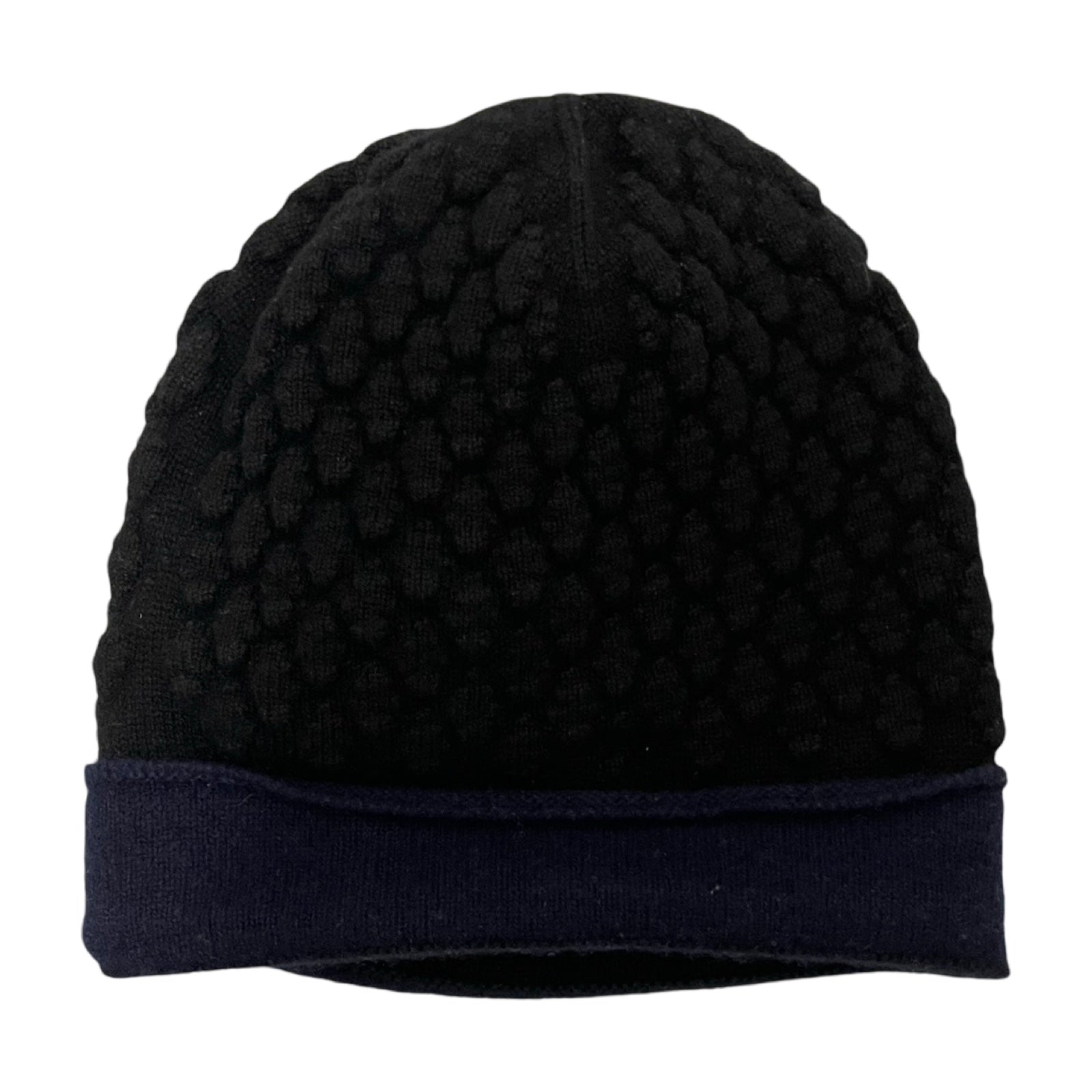 CHANEL Coco Mark Cashmere Beanie Size FREE SIZE