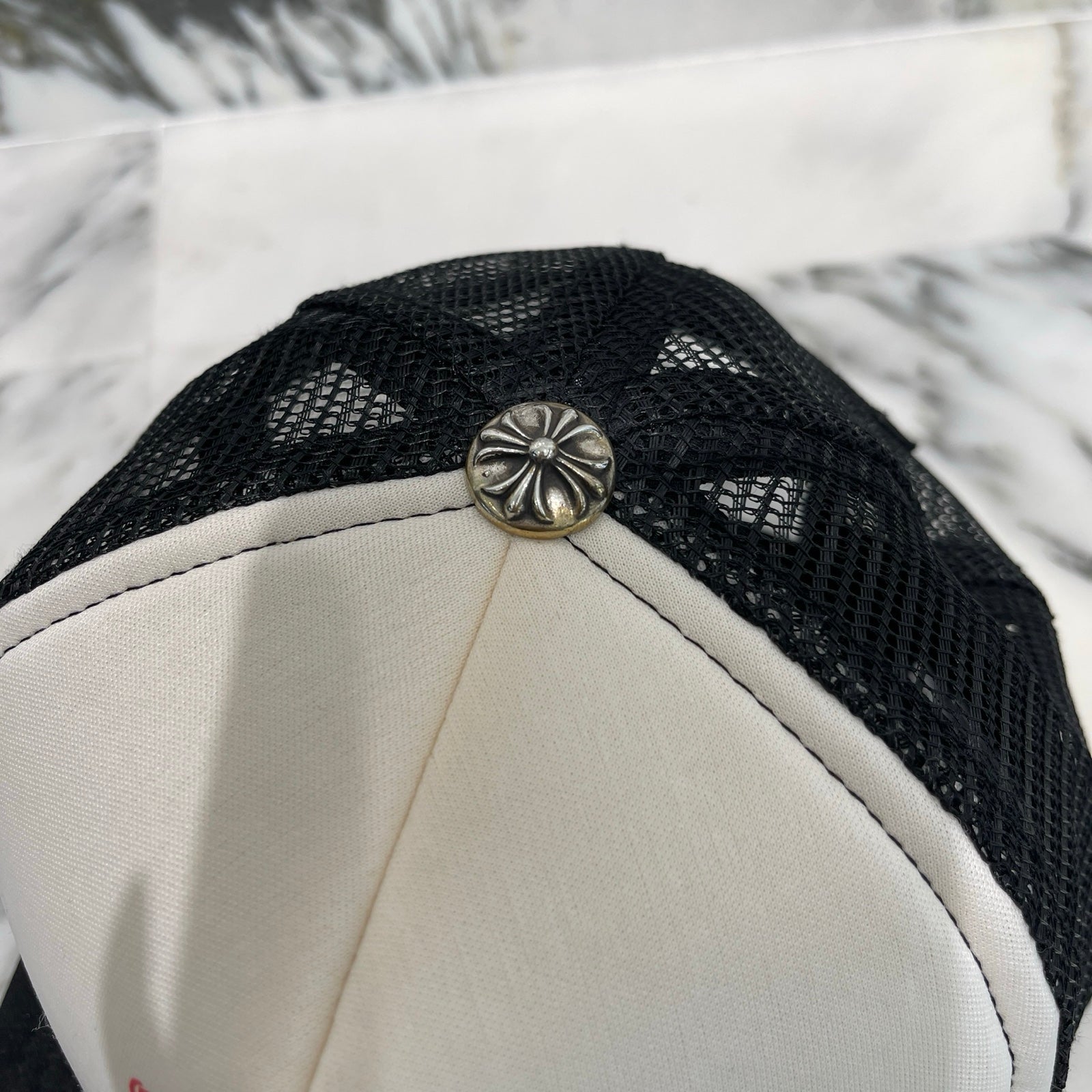 CHROME HEARTS キャップ OS (ONE SIZE) 53-60 Chrome Hearts Trucker Cap Polyester ONE SIZE 53-60 pink x