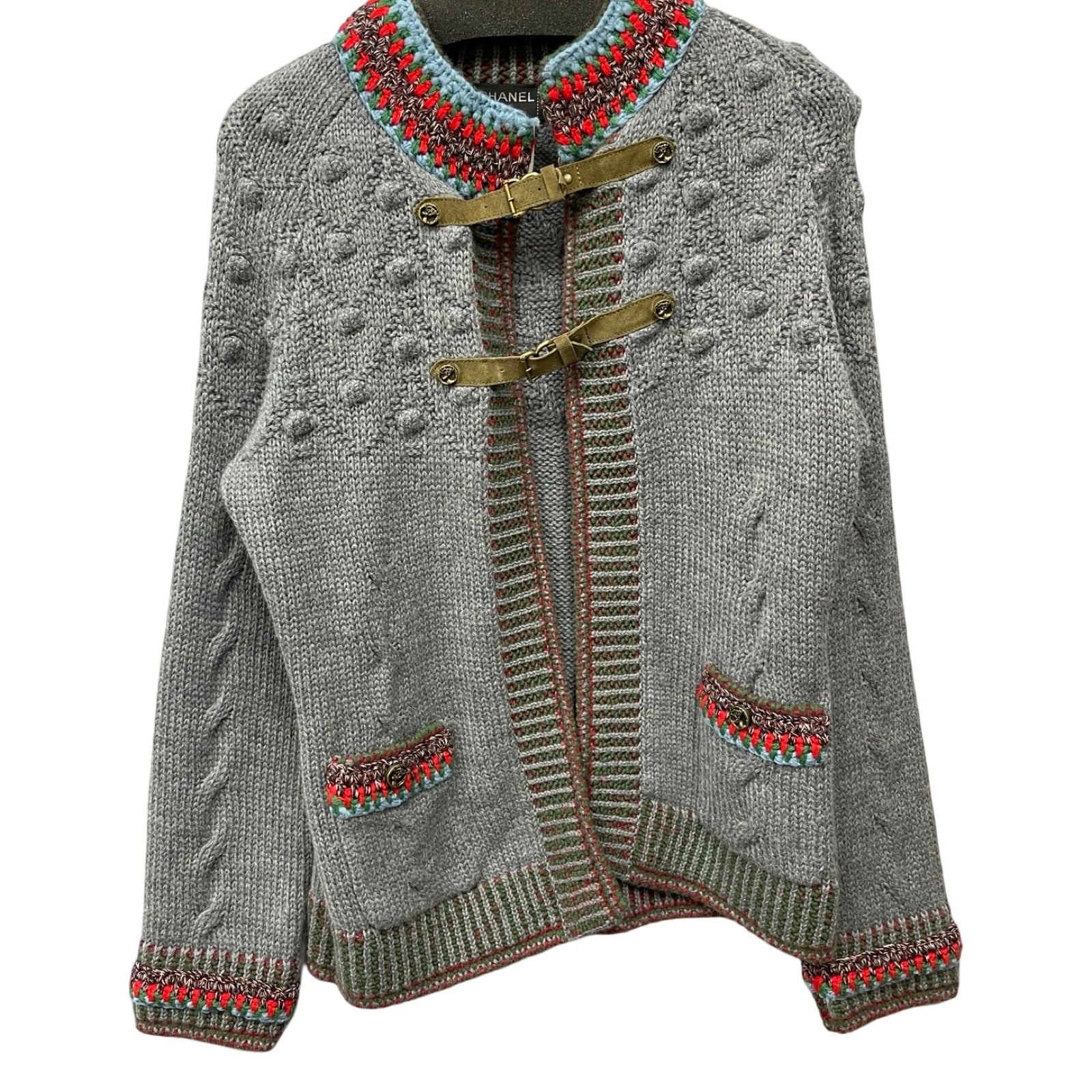 CHANEL 2015AW Salzburg Sweater Cardigan P52015K06681 Size 44