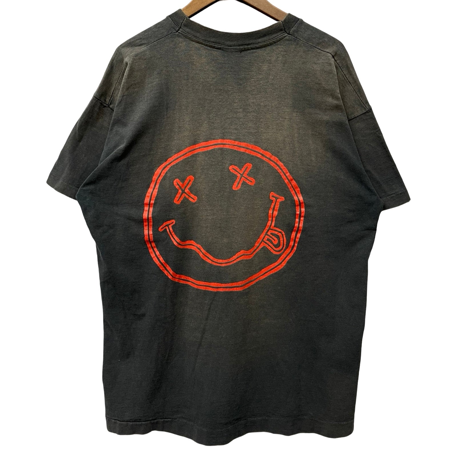 Vintage 90's Nirvana Curt Cobain Smile Suicide Note S/S Tee