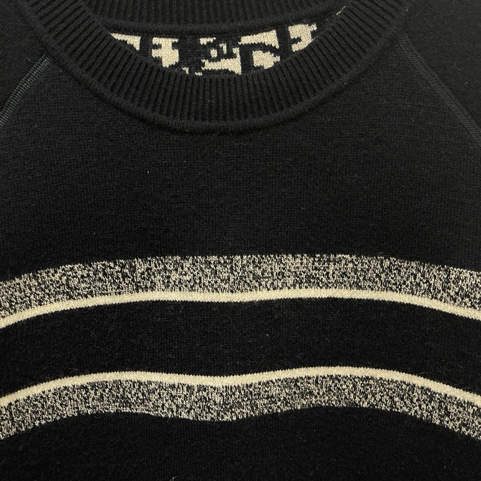 DIOR 2022AW Christian Dior Oblique Reversible Cashmere Sweater 054S55AM055