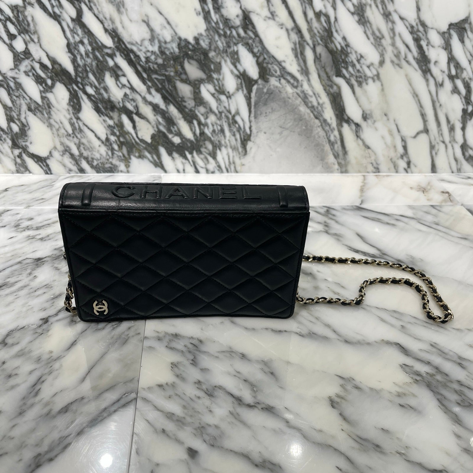 CHANEL 2023AW Book Card Holder Chain Quilting Shoulder Bag シャネル ブックカードルホルダー チェーン キルティング ショルダーバッグ