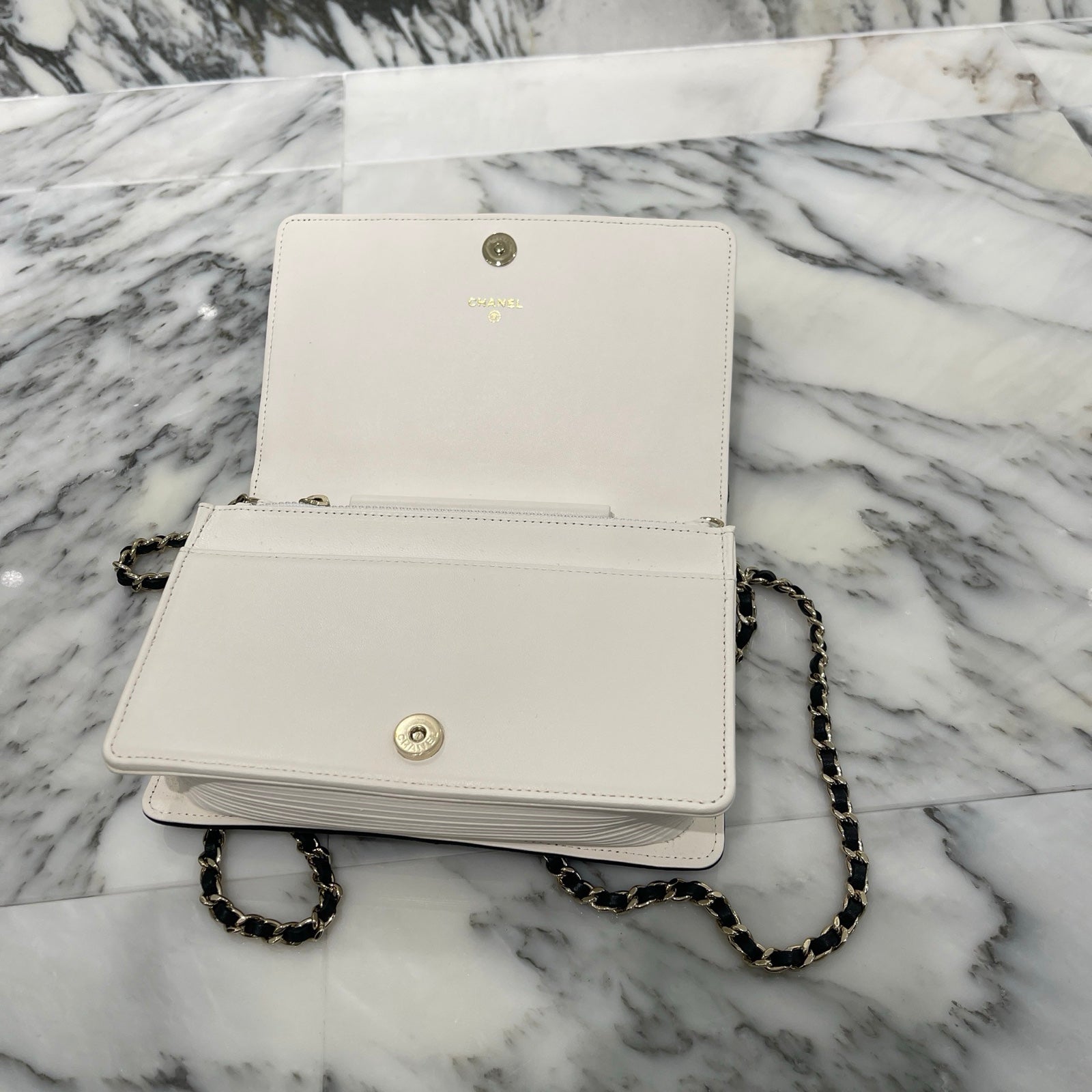 CHANEL 2023AW Book Card Holder Chain Quilting Shoulder Bag シャネル ブックカードルホルダー チェーン キルティング ショルダーバッグ
