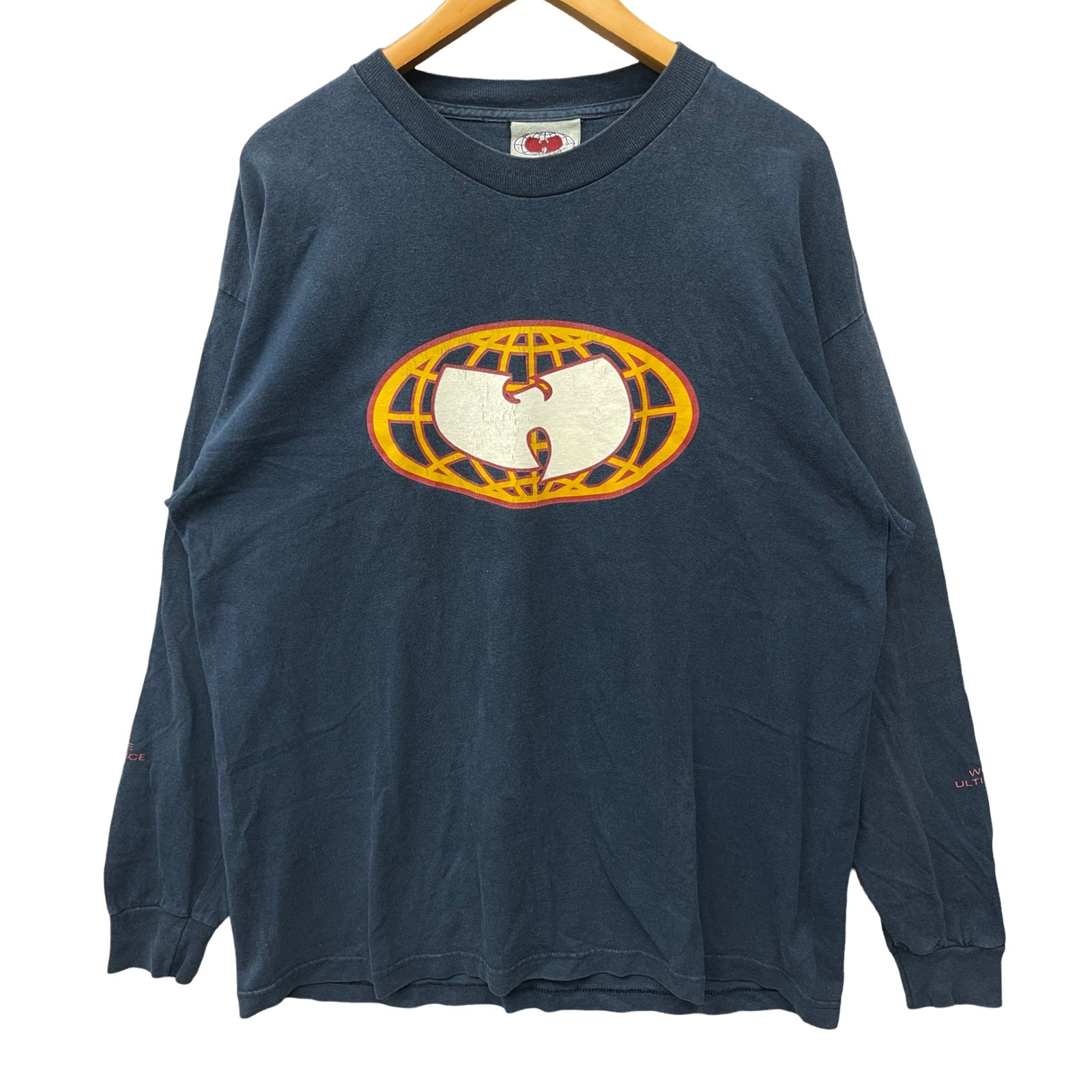 Vintage 90's WU-TANG CLAN WUWEAR WORLD WIDE ULTIMATE FORCE L/S Tee