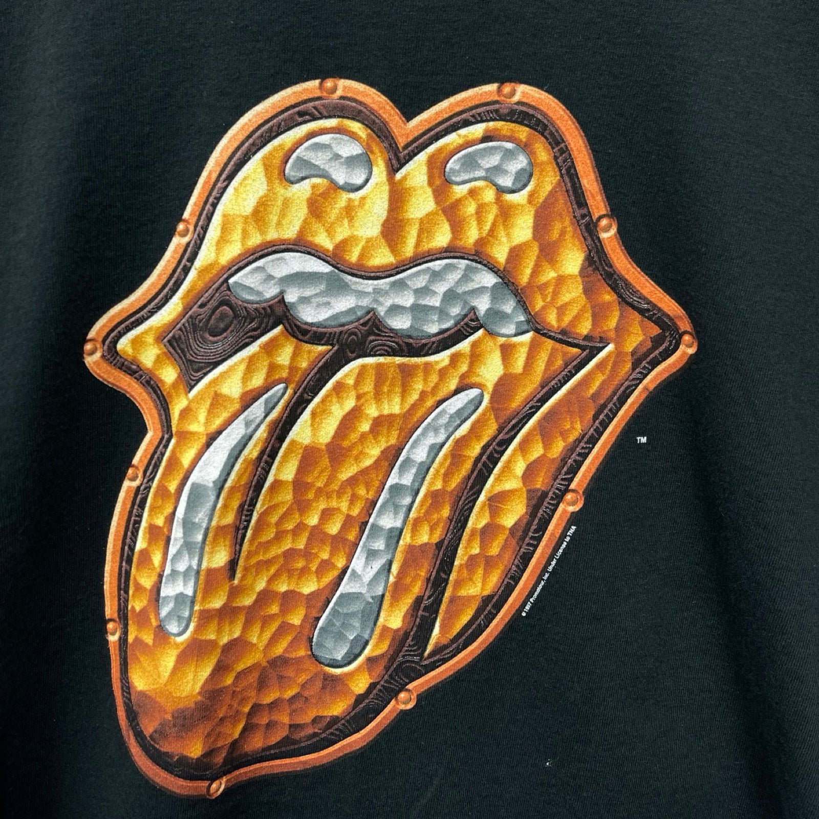 Vintage 90's The Rolling Stones Music Tour "BRIDGES TO BABYLON" S/S Tee Size L