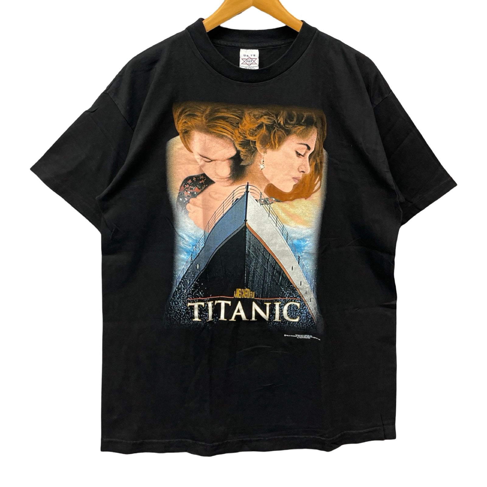 Vintage 90's Titanic 1998 Movie S/S Tee Size L