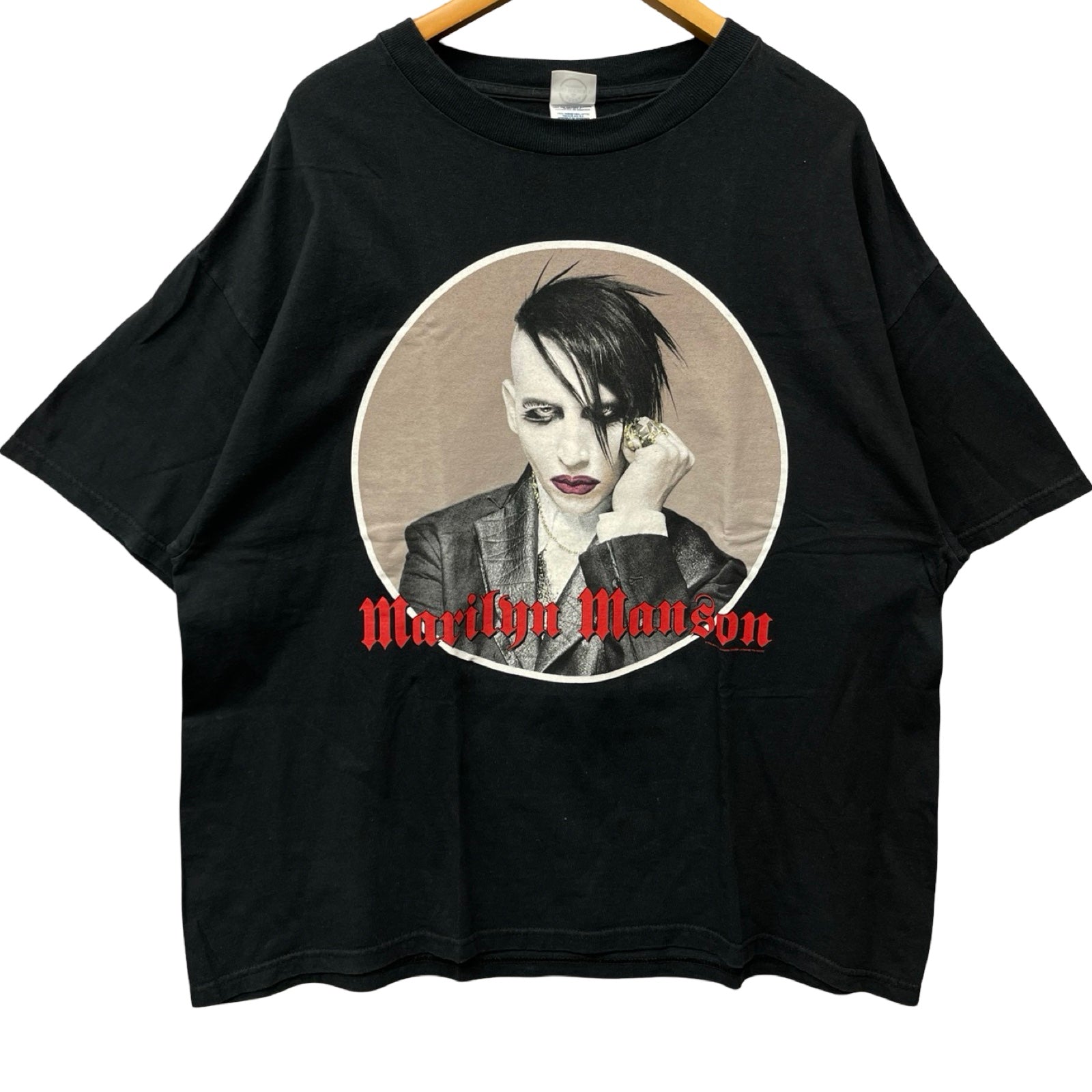 Vintage 00's Marilyn Manson "Against All Gods" American Tour 2004 S/S Tee Size XL