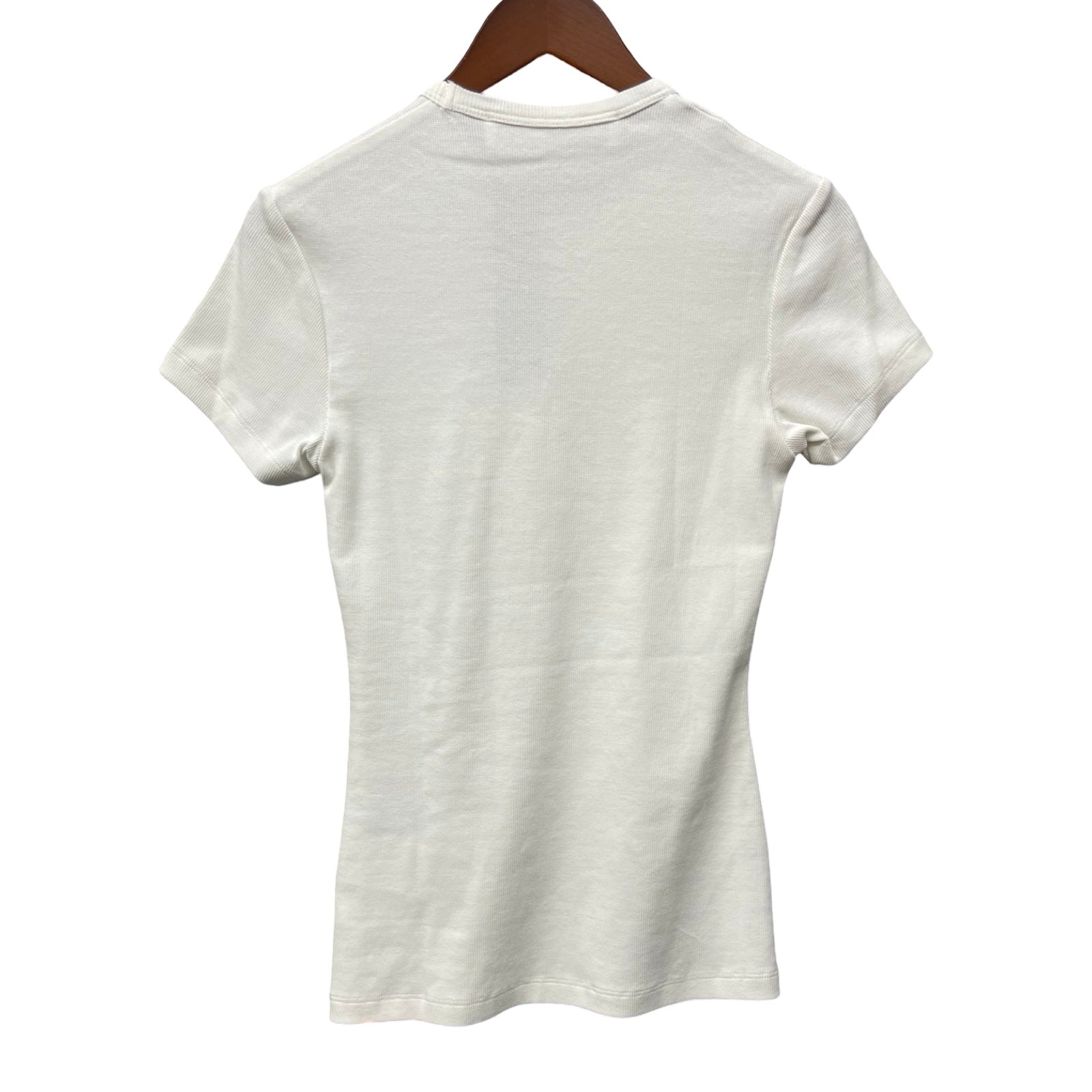 OFF-WHITE 2021SS Slim Fit Cotton Tee OWAA065R21-JER001 Size 40