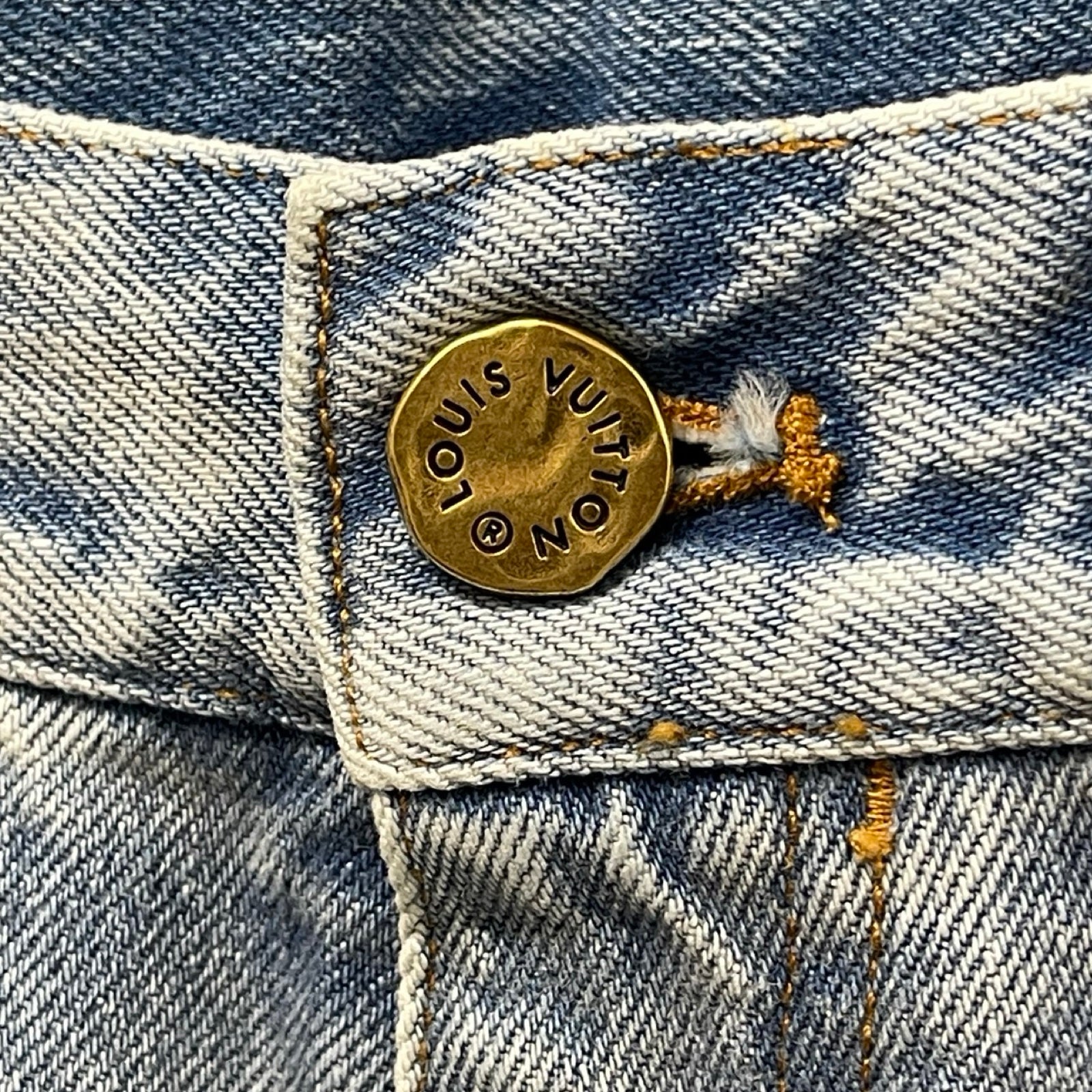 LOUIS VUITTON 2020SS LVSE Washed Regular Jeans Denim Pants Size 29