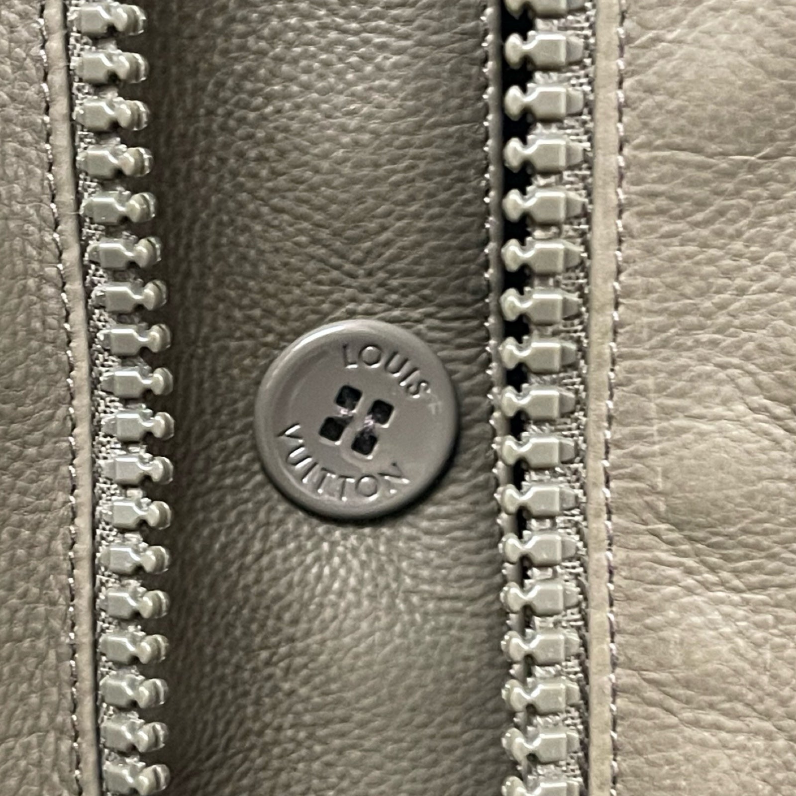 LOUIS VUITTON × NIGO 2022SS With Tiger Patch Bomber Leather Jacket 1A9GAG Size 48