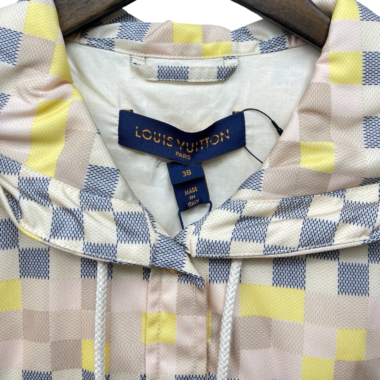 LOUIS VUITTON 2022SS Damier Pattern Parka Jacket 1AA82W Size 38