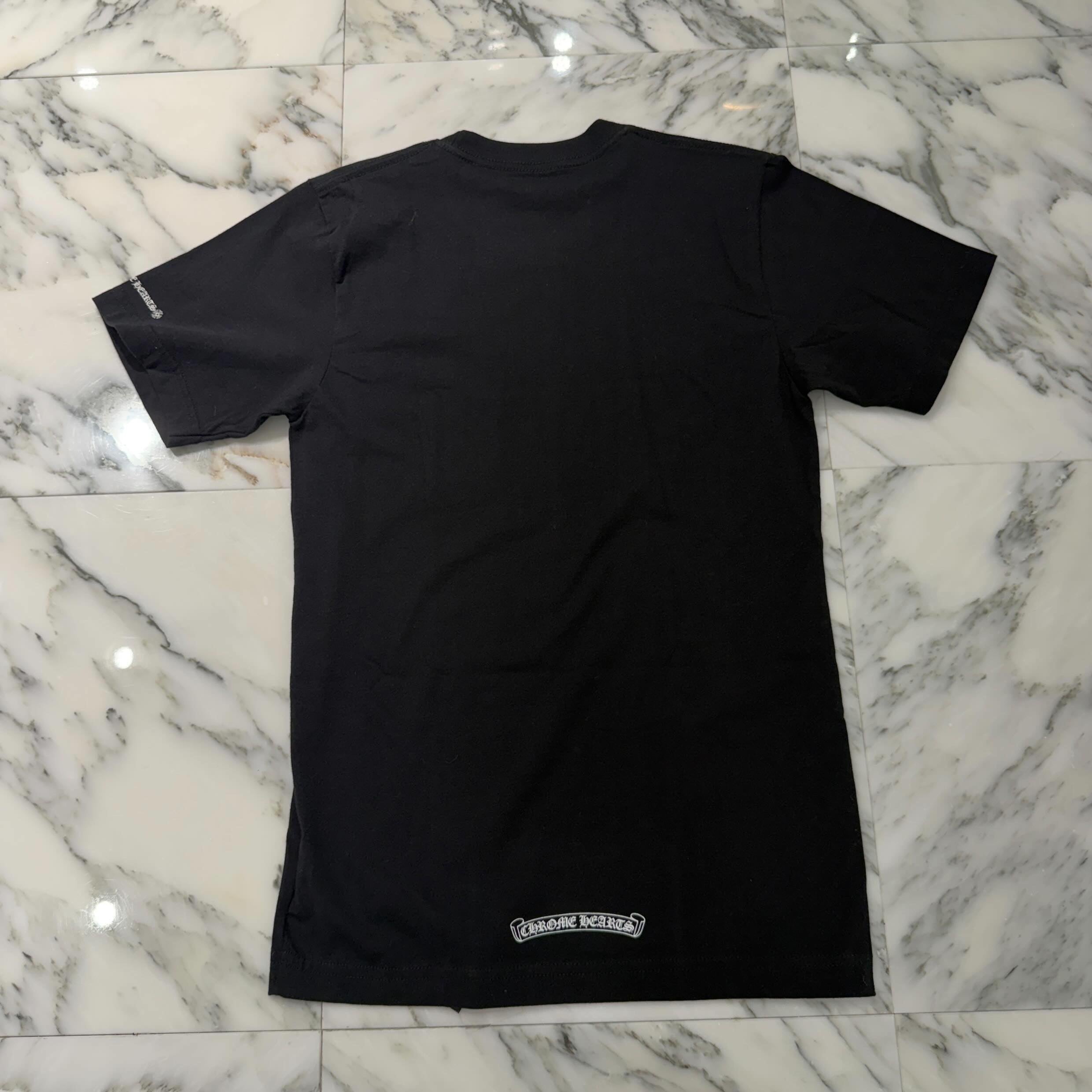 CHROME HEARTS Neck Logo Tee Size S クロムハーツ ネックロゴ Tシャツ サイズS