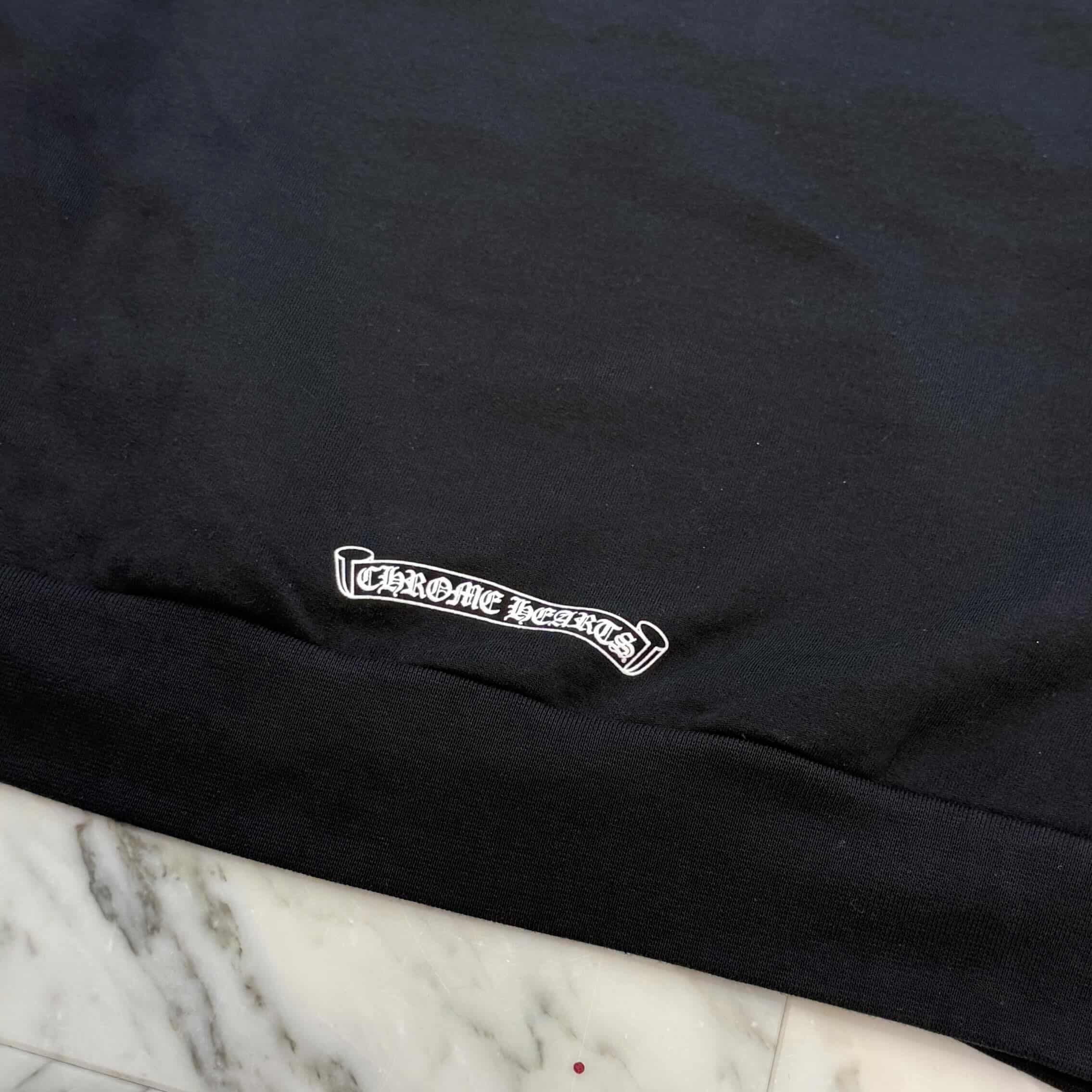 CHROME HEARTS Back Scroll Label Logo Pullover Hoodie Size M クロムハーツ バックスクロールラベルロゴ プルオーバーフーディー サイズM