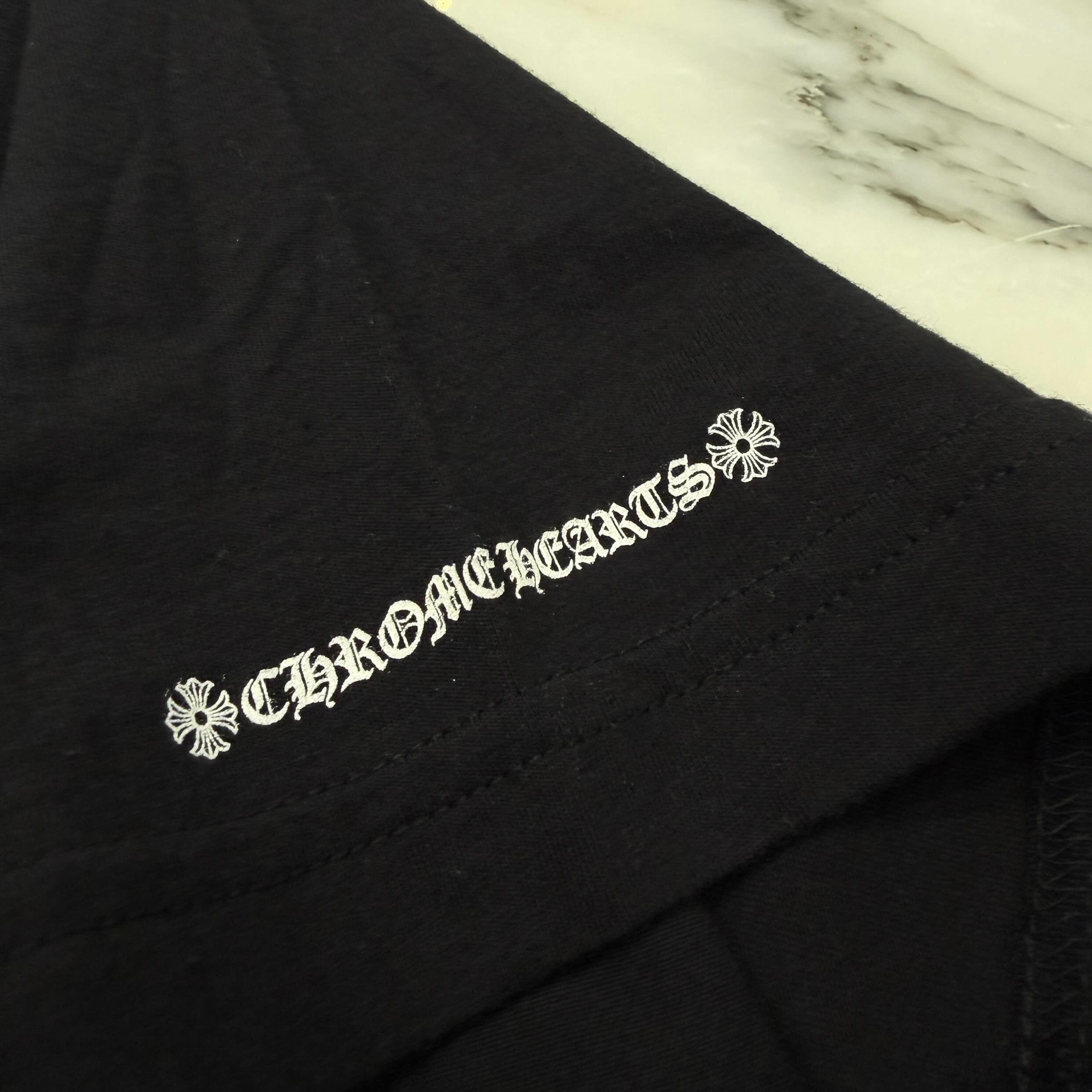 CHROME HEARTS Neck Logo Tee Size S クロムハーツ ネックロゴ Tシャツ サイズS
