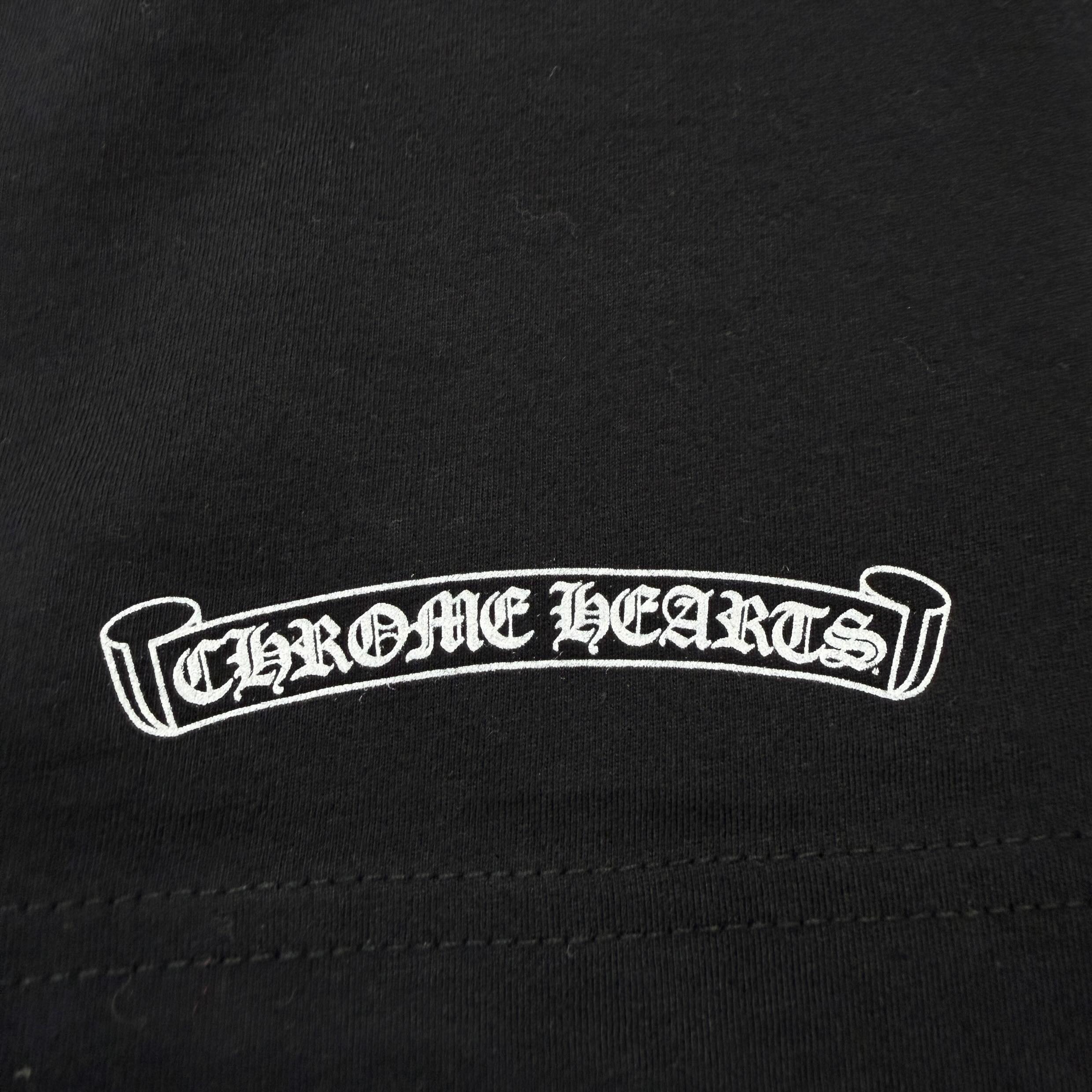 CHROME HEARTS Neck Logo Tee Size S クロムハーツ ネックロゴ Tシャツ サイズS