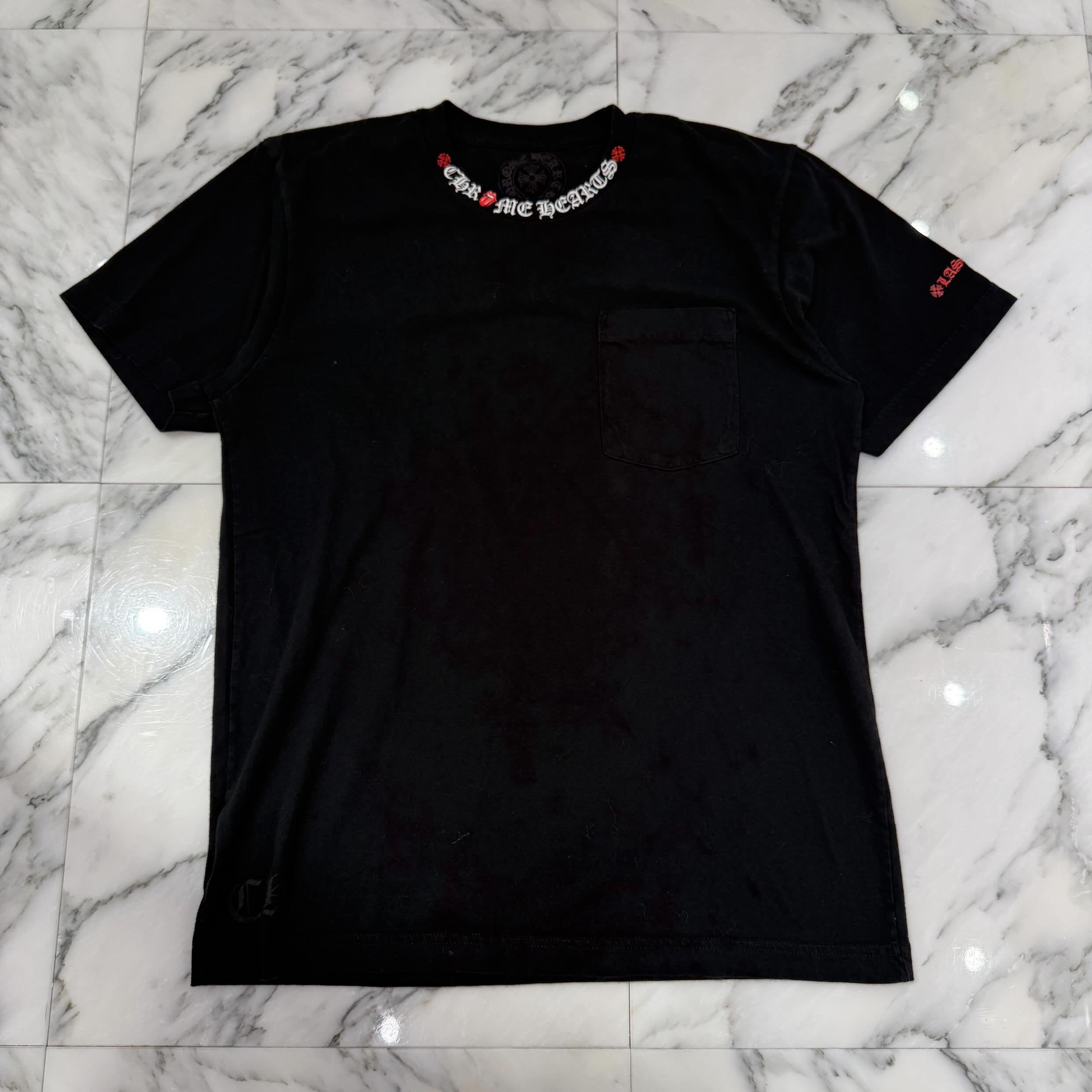 CHROME HEARTS × The Rolling Stones 2024SS Lip Tan Neck Logo Back
