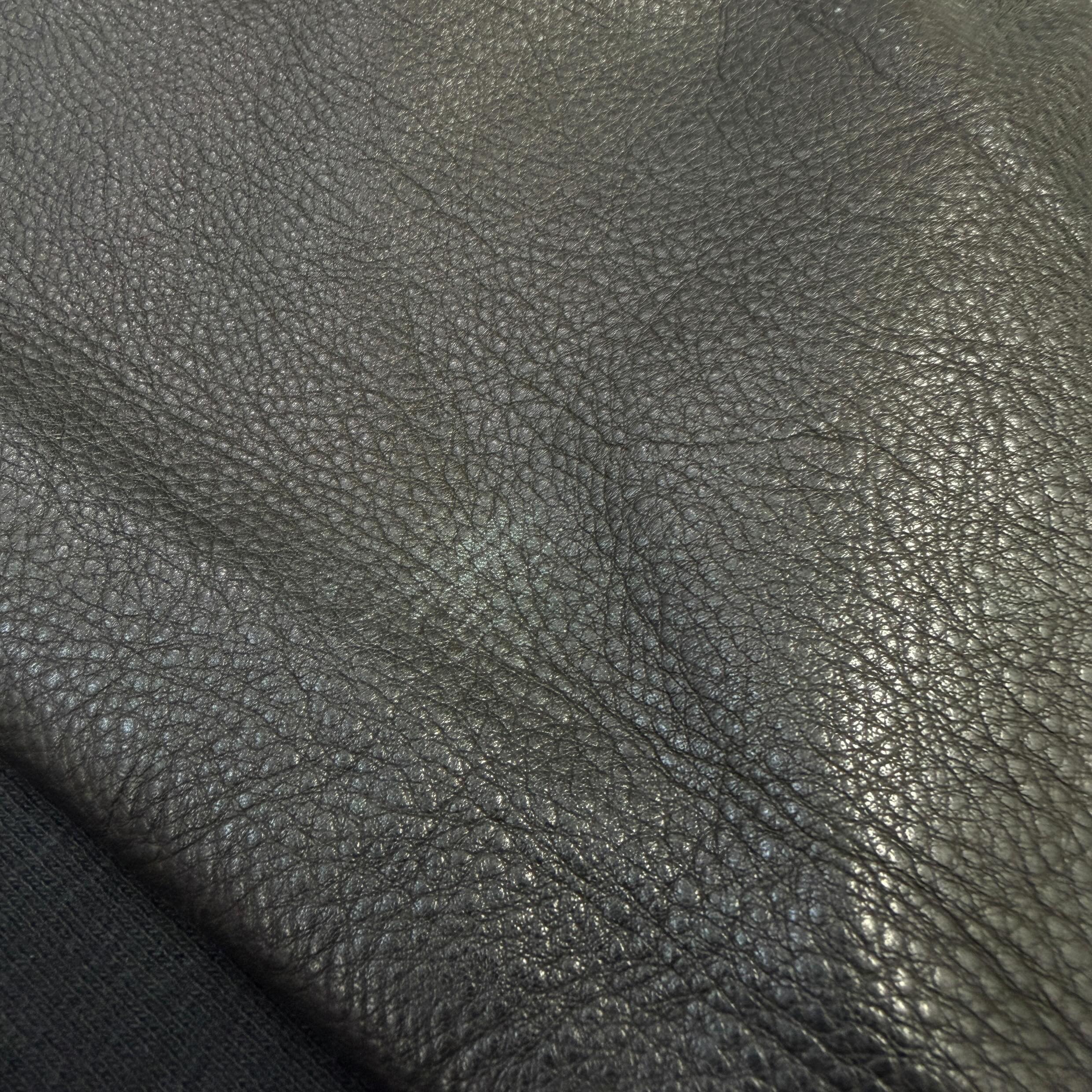 CHROME HEARTS Y NOT Cemetery Cross Leather Patch Arm Leather Sweat Shirt Size S クロムハーツ ワイノット セメタリークロス レザーパッチ アームレザー スウェットシャツ サイズS