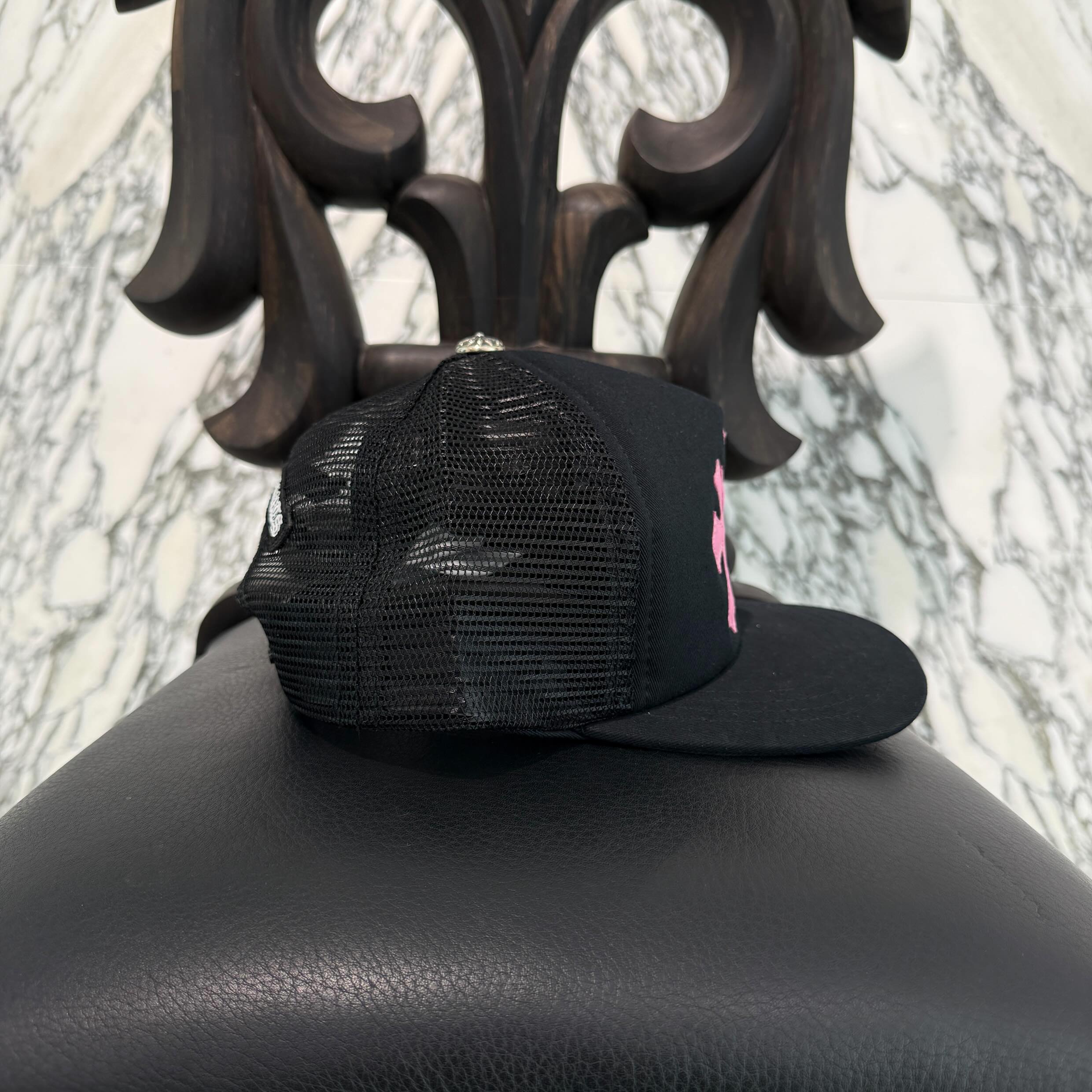 CHROME HEARTS Triple Cross Patch Trucker Cap ONE SIZE (51-61