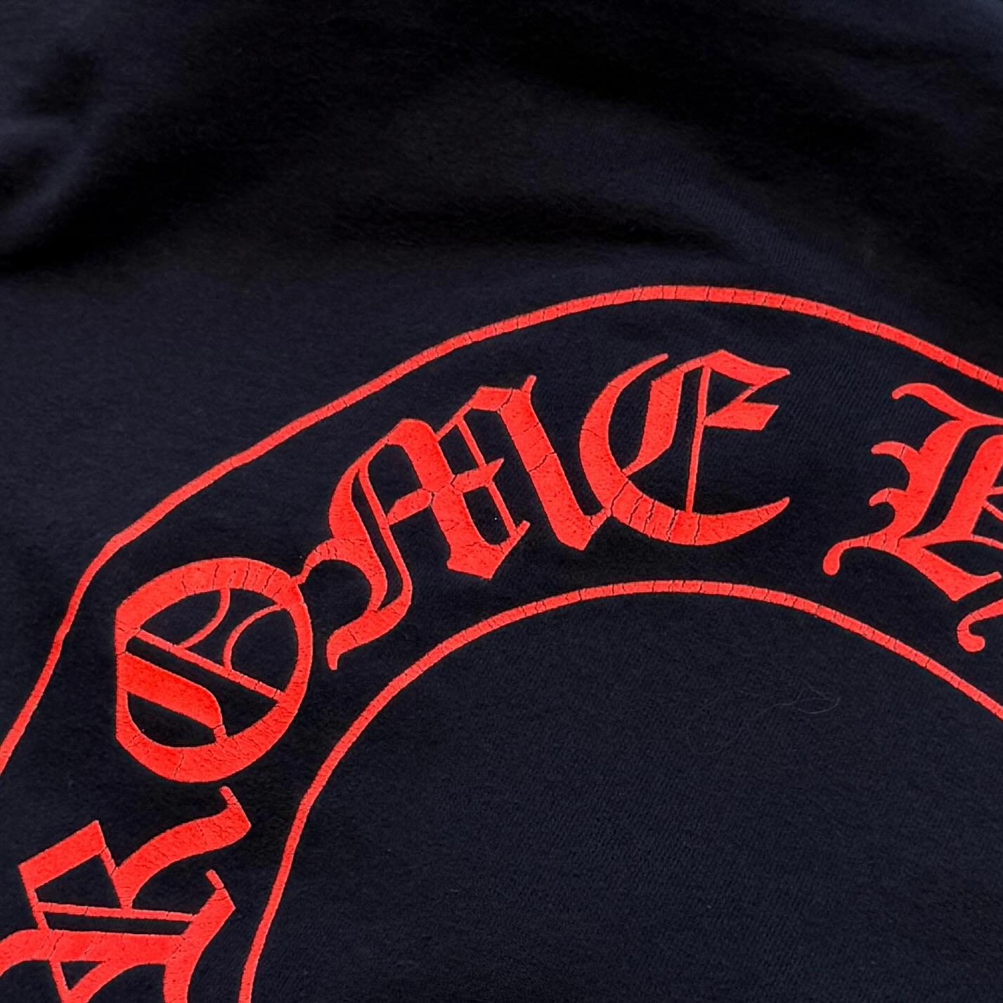 CHROME HEARTS 2025SS Floral Cross Horseshoe Pullover Hoodie Size XL クロムハーツ フローラルクロス ホースシュー プルオーバーフーディーサイズXL