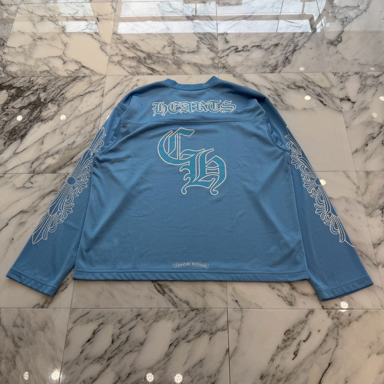 CHROME HEARTS 2024SS Mesh Warm Up Jersey Size Lクロムハーツ メッシュウォームアップジャージーサイズL