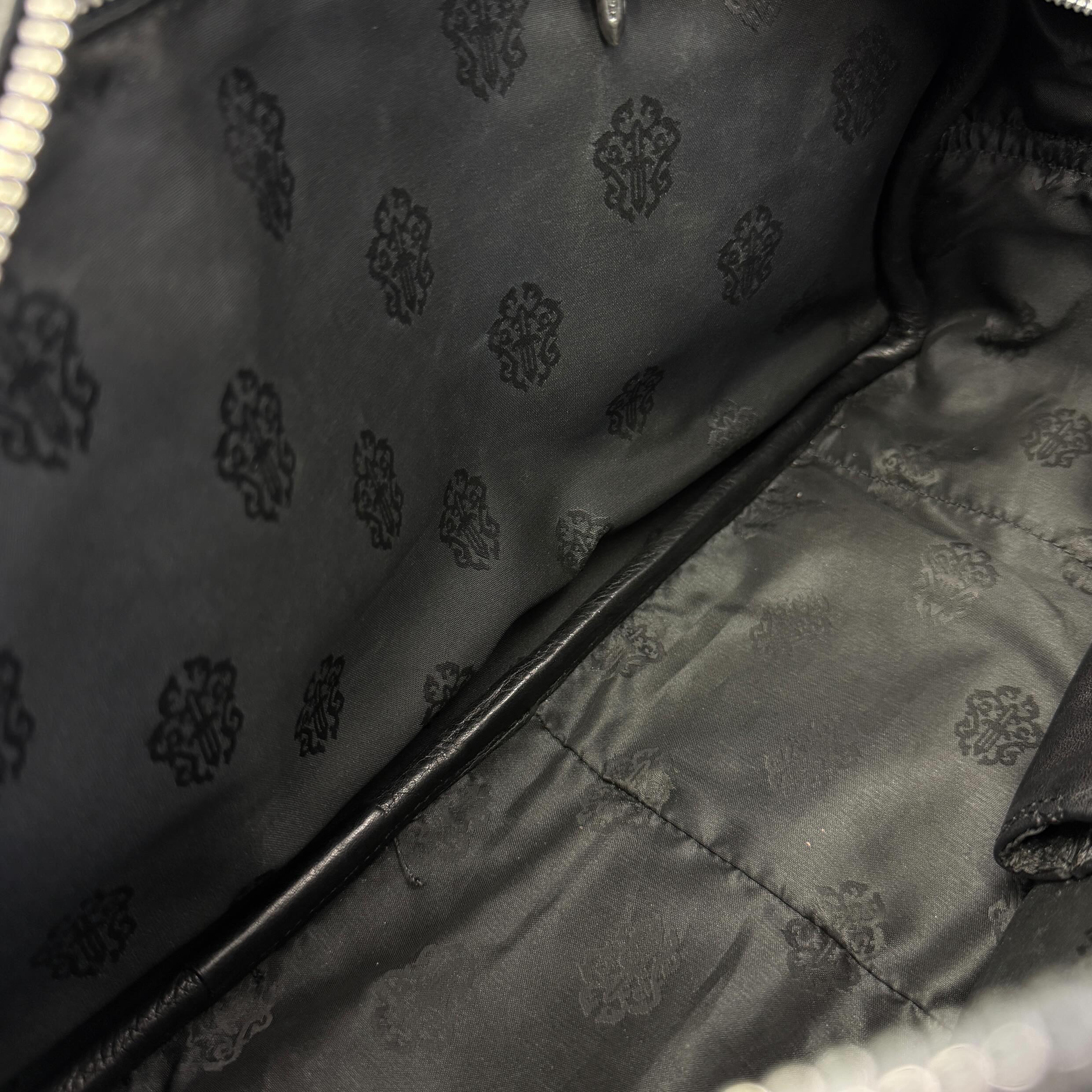CHROME HEARTS Small GYM Cemetery Cross Patch Hand Bag クロムハーツ スモール ジム セメタリークロスパッチ ハンドバッグ