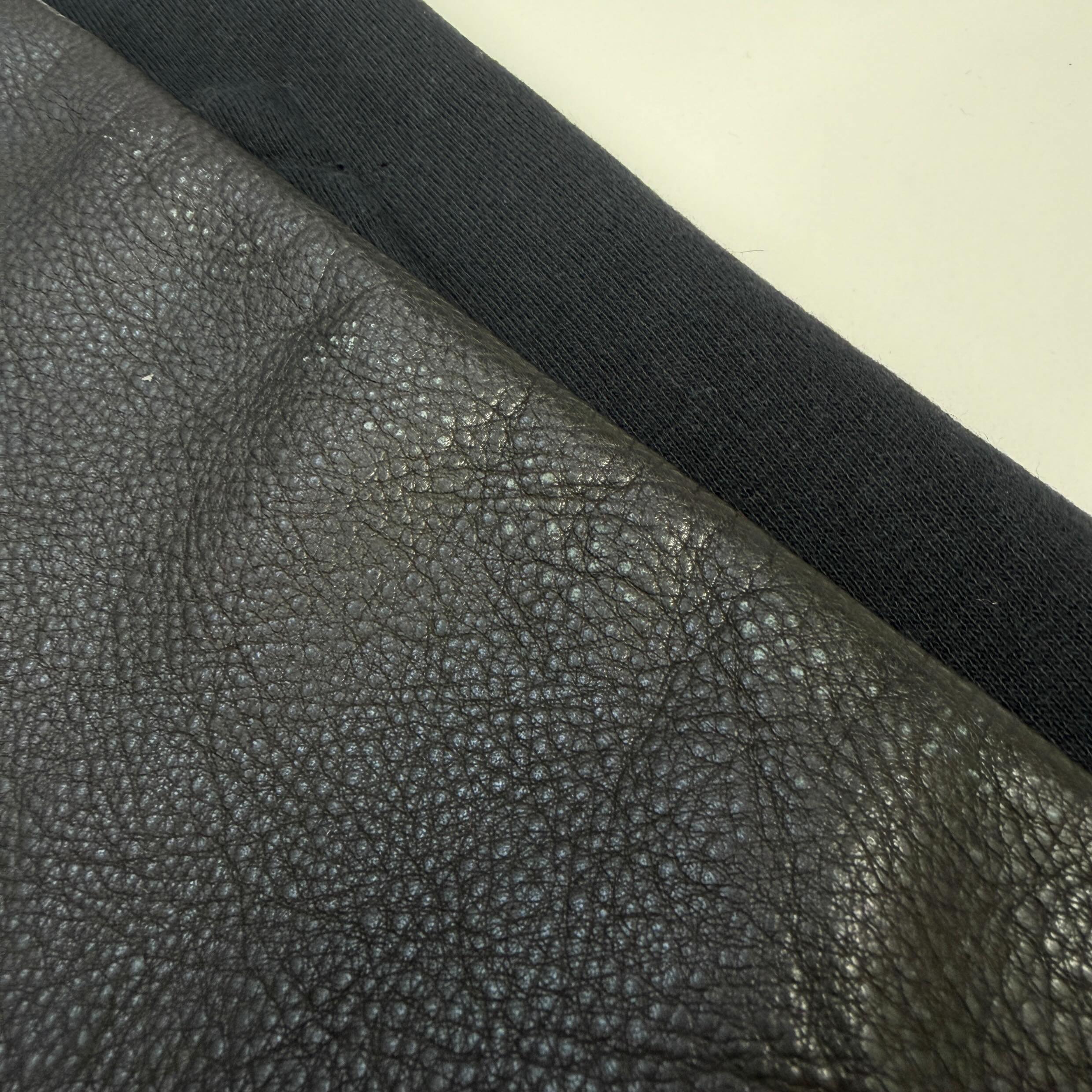 CHROME HEARTS Y NOT Cemetery Cross Leather Patch Arm Leather Sweat Shirt Size S クロムハーツ ワイノット セメタリークロス レザーパッチ アームレザー スウェットシャツ サイズS