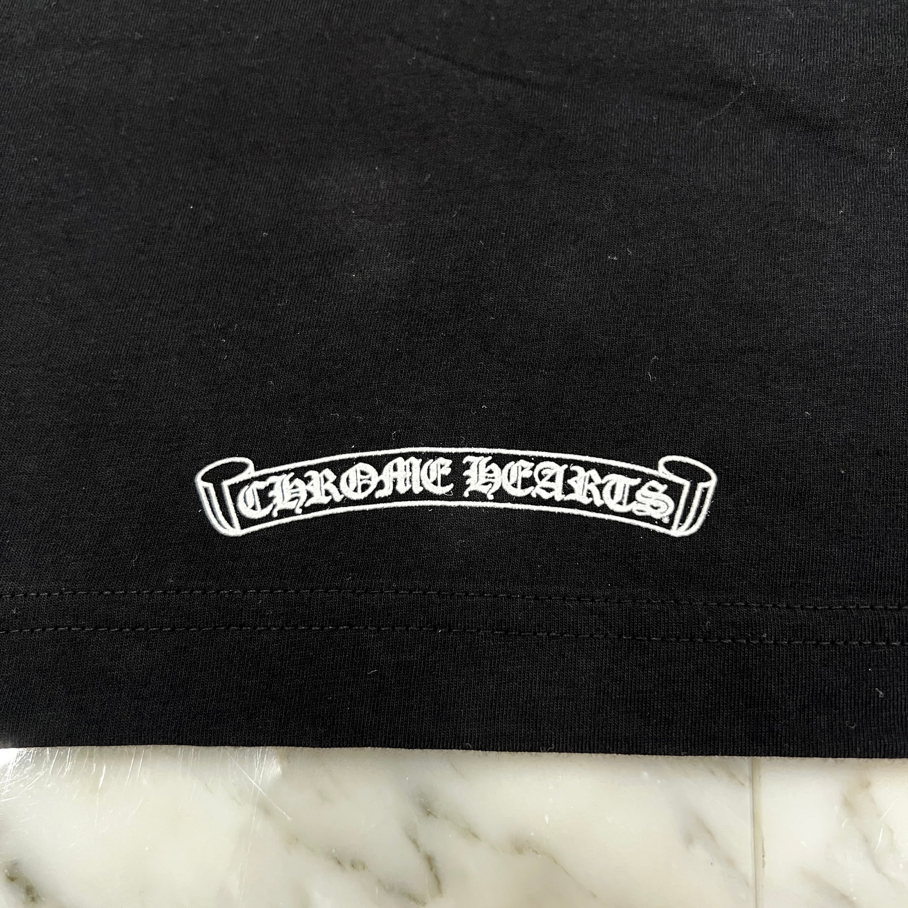 CHROME HEARTS Dagger Eye Chart Long Sleeve Tee Size M クロムハーツ ダガー アイチャート ロングスリーブ Tシャツ サイズM