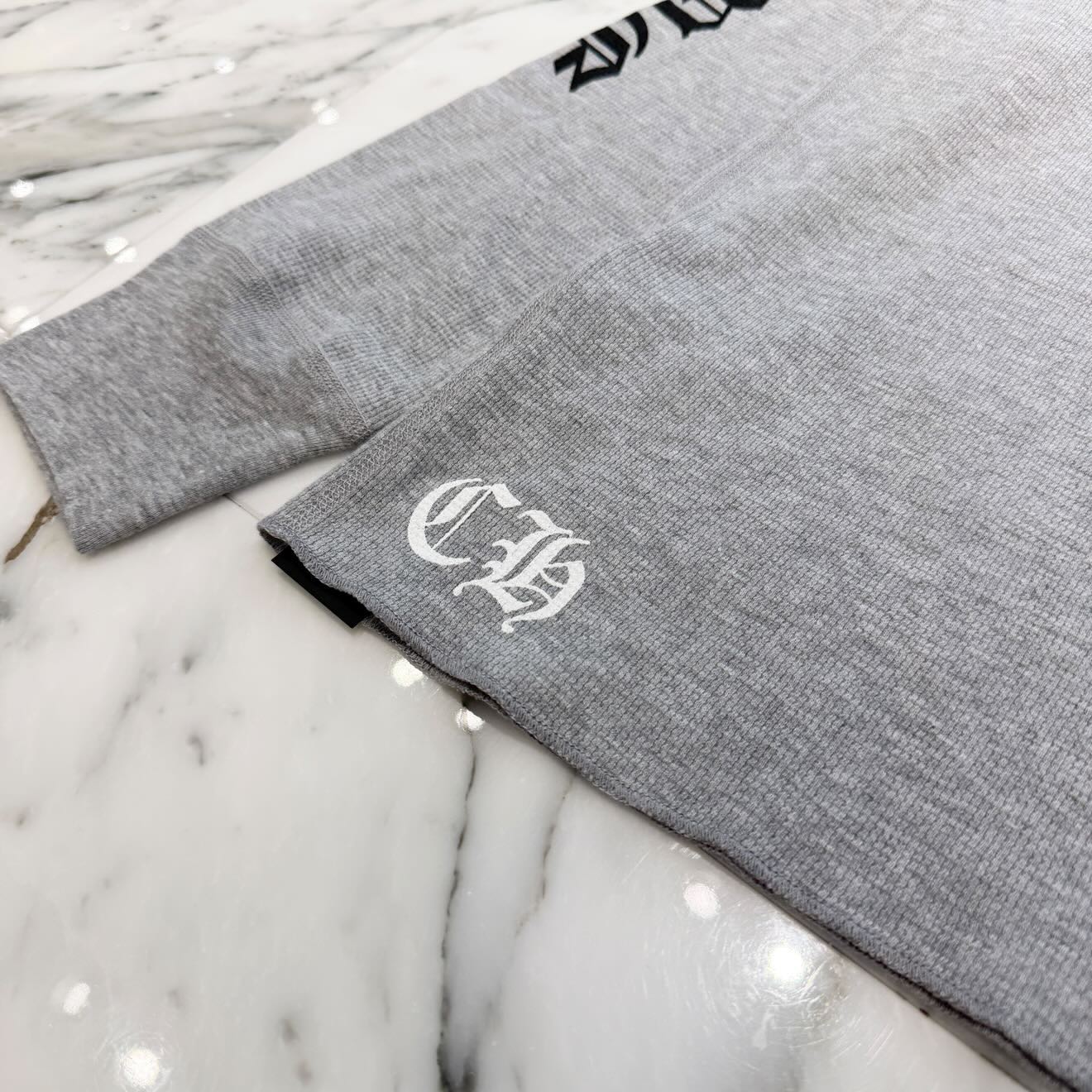 CHROME HEARTS 2025SS Scroll Label Arm Logo Print Thermal Long Sleeve Tee Size XL クロムハーツ スクロールラベル アームロゴプリント サーマル ロングスリーブ Tシャツ サイズXL