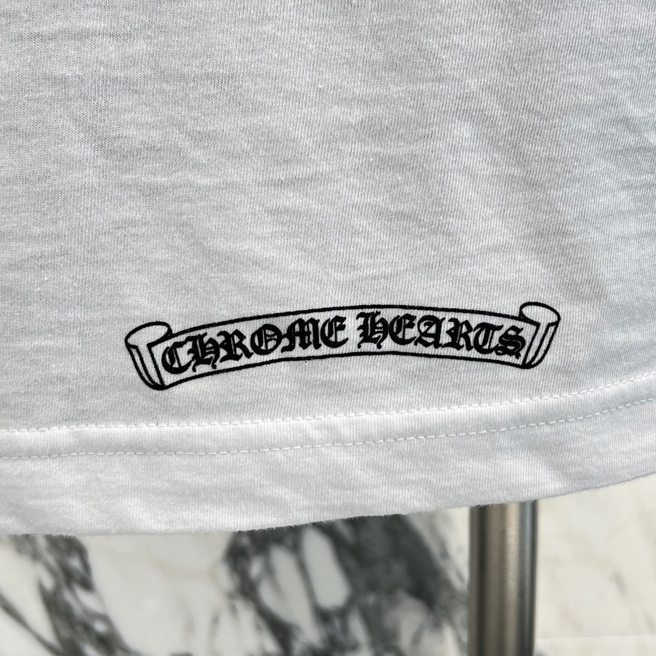 CHROME HEARTS GOD SAVE THE QUEEN Safety Pin Tee Size S クロムハーツ ゴッド・セーブ・ザ・クイーン セーフティピンTシャツ サイズS