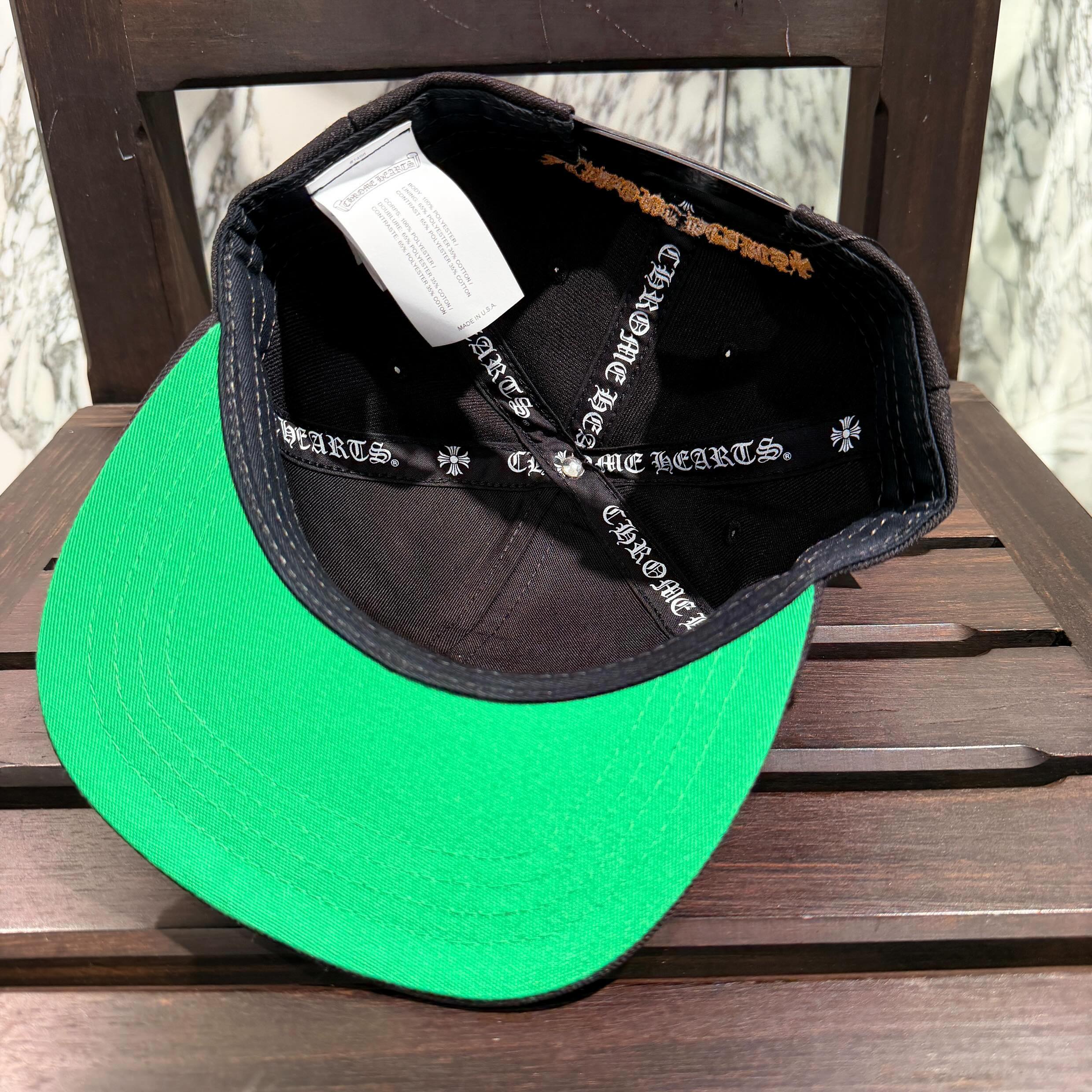CHROME HEARTS CH Logo Embroidery Trucker Cap Size ONE SIZE (51-61