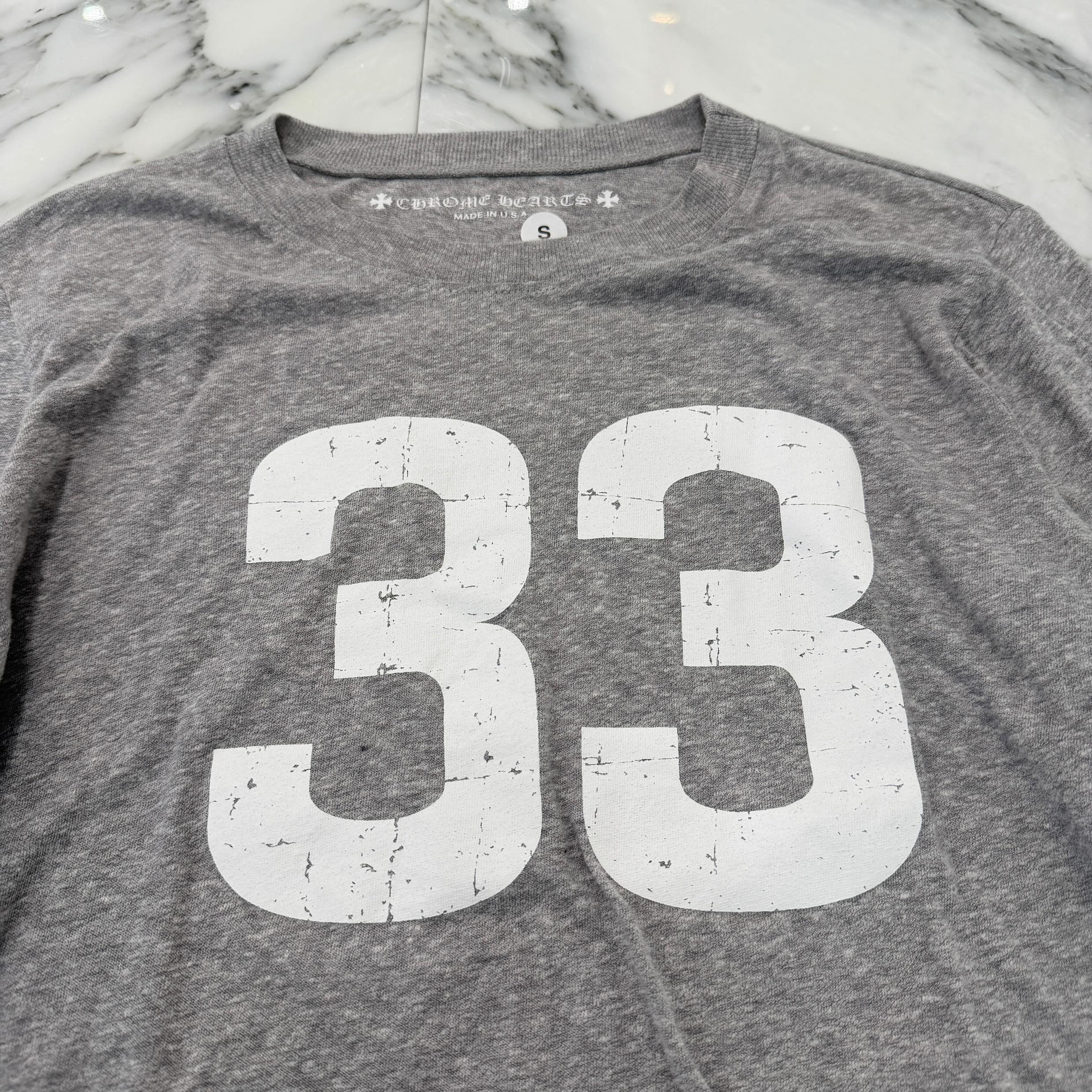 CHROME HEARTS 33 Horseshoe Long Sleeve Tee Size S クロムハーツ 33 ホースシュー ロングスリーブＴシャツ サイズS
