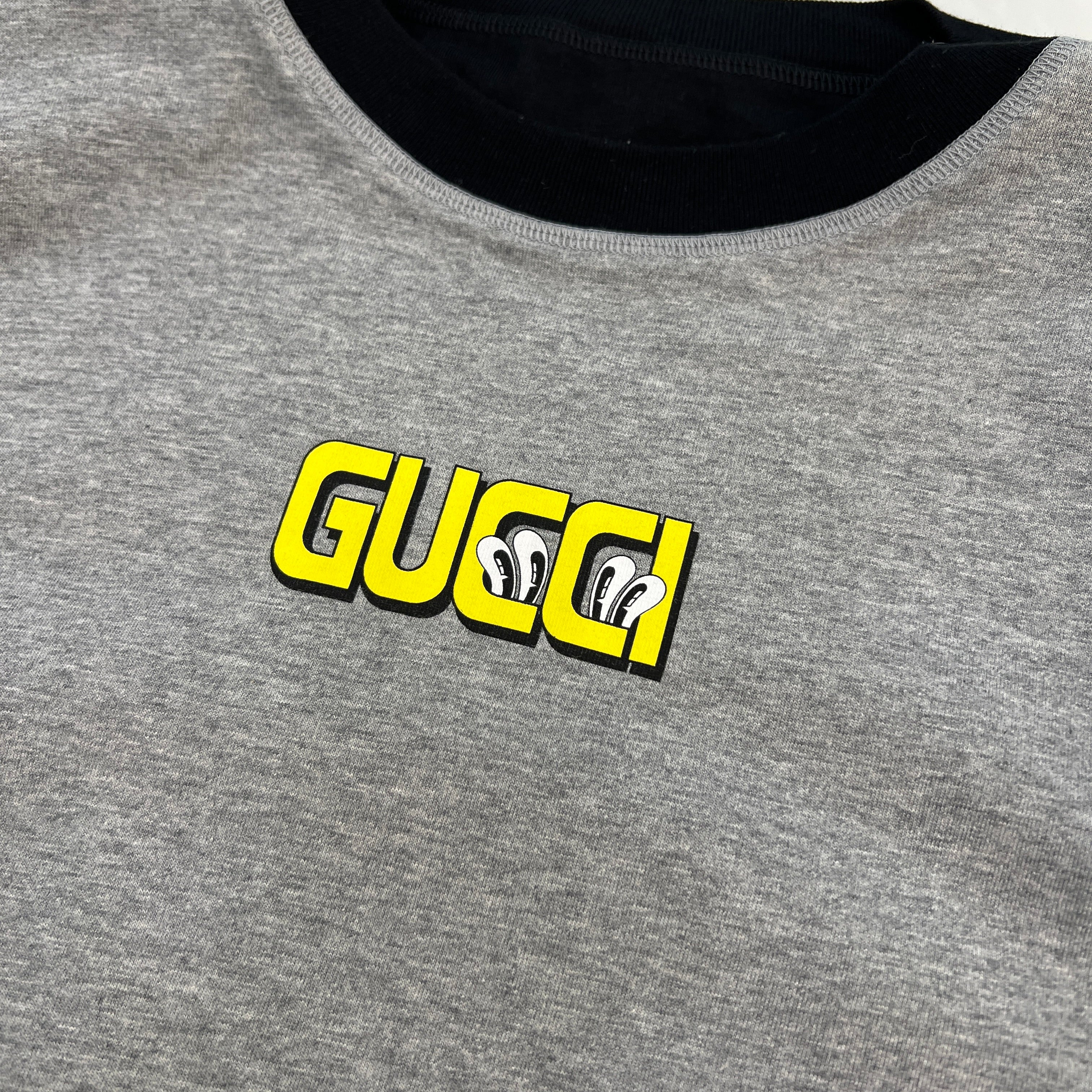 GUCCI 2025SS Reversible Cotton Jersey Tee 785221 XJGII Size S グッチ リバーシブル コットン ジャージー Tシャツ サイズS
