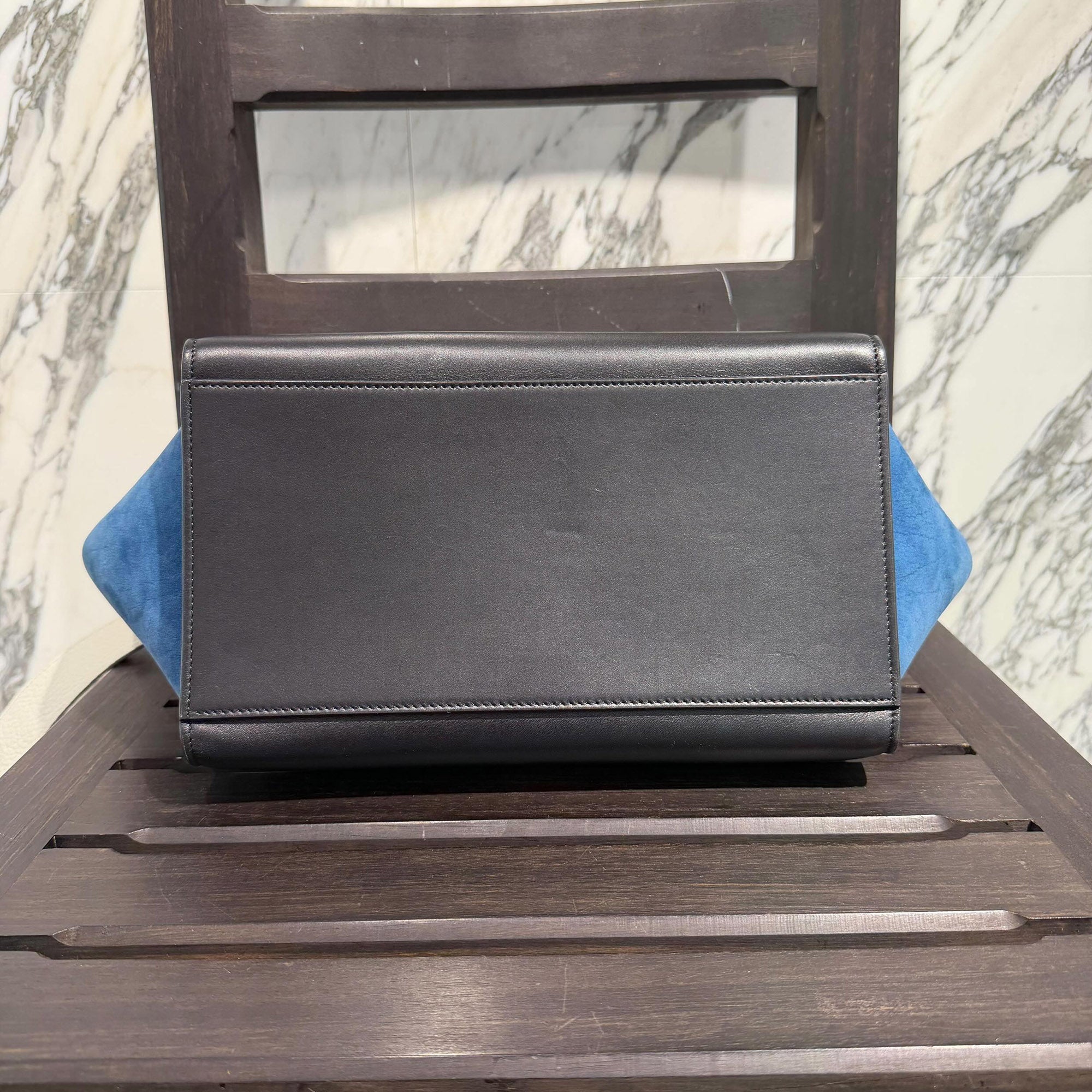 CELINE Trapeze Small Leather Hand Bag セリーヌ トラぺーズ スモール レザー ハンドバッグ