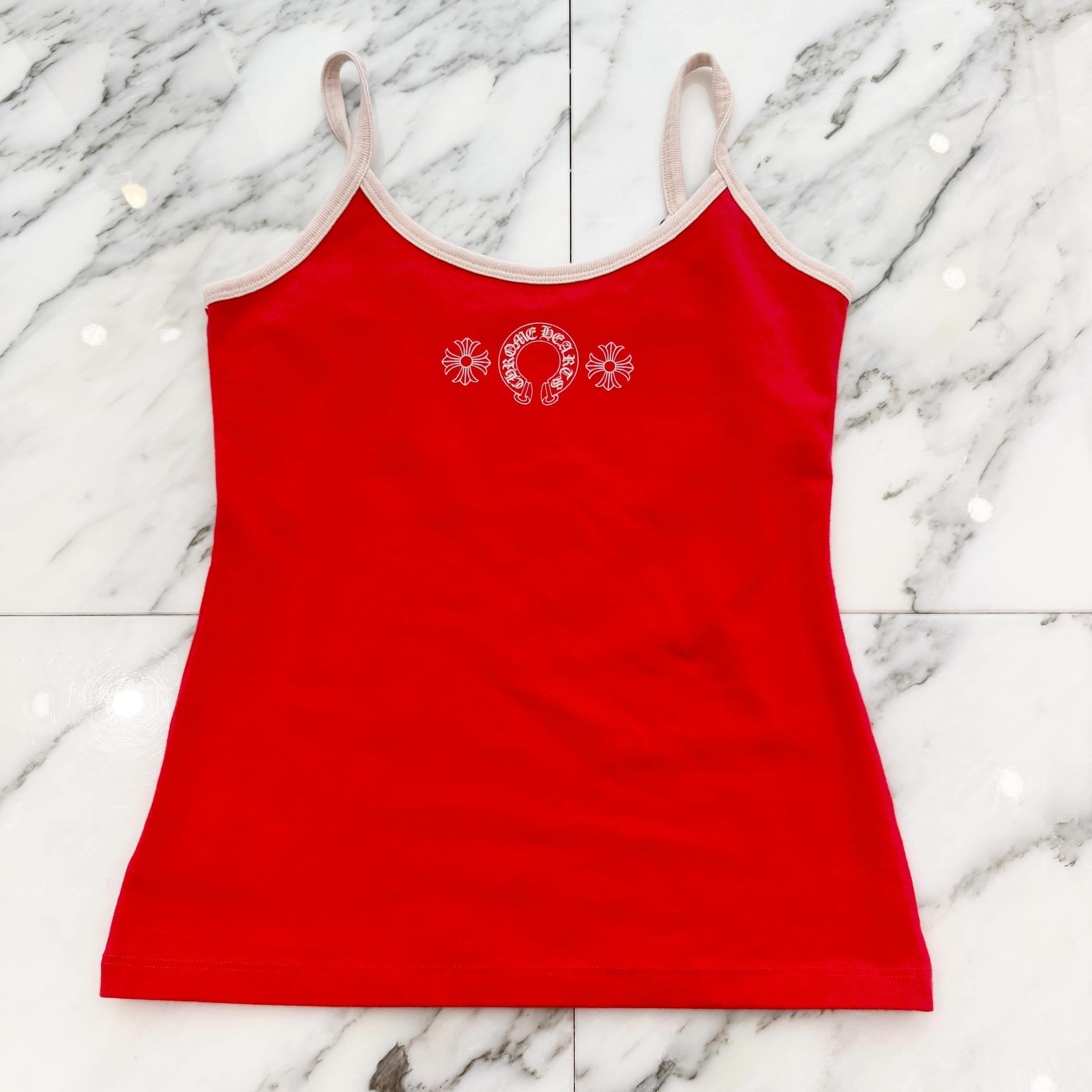 CHROME HEARTS Horseshoe Short Camisole Top Size M クロムハーツ ホースシュー ショート キャミソールトップ サイズM