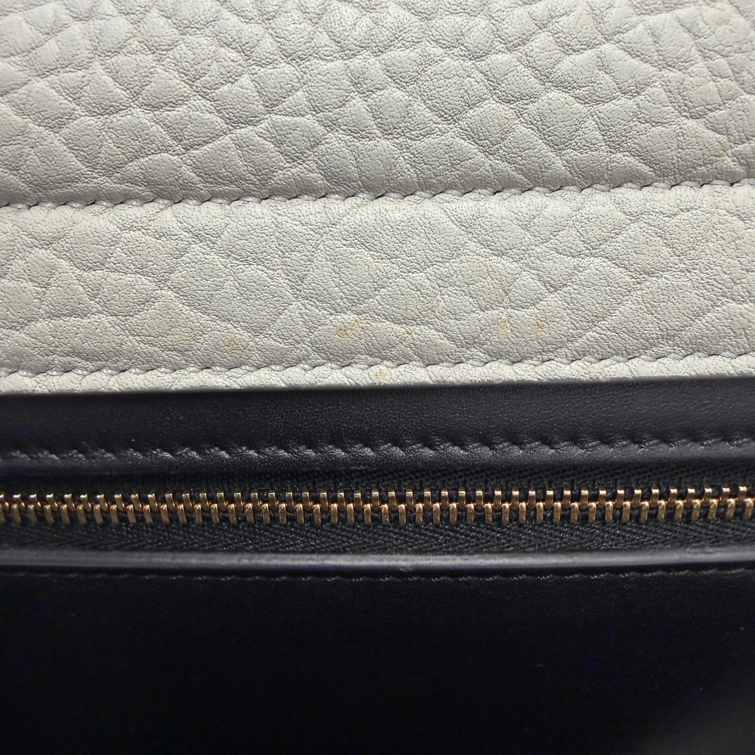 CELINE Trapeze Small Leather Hand Bag セリーヌ トラぺーズ スモール レザー ハンドバッグ