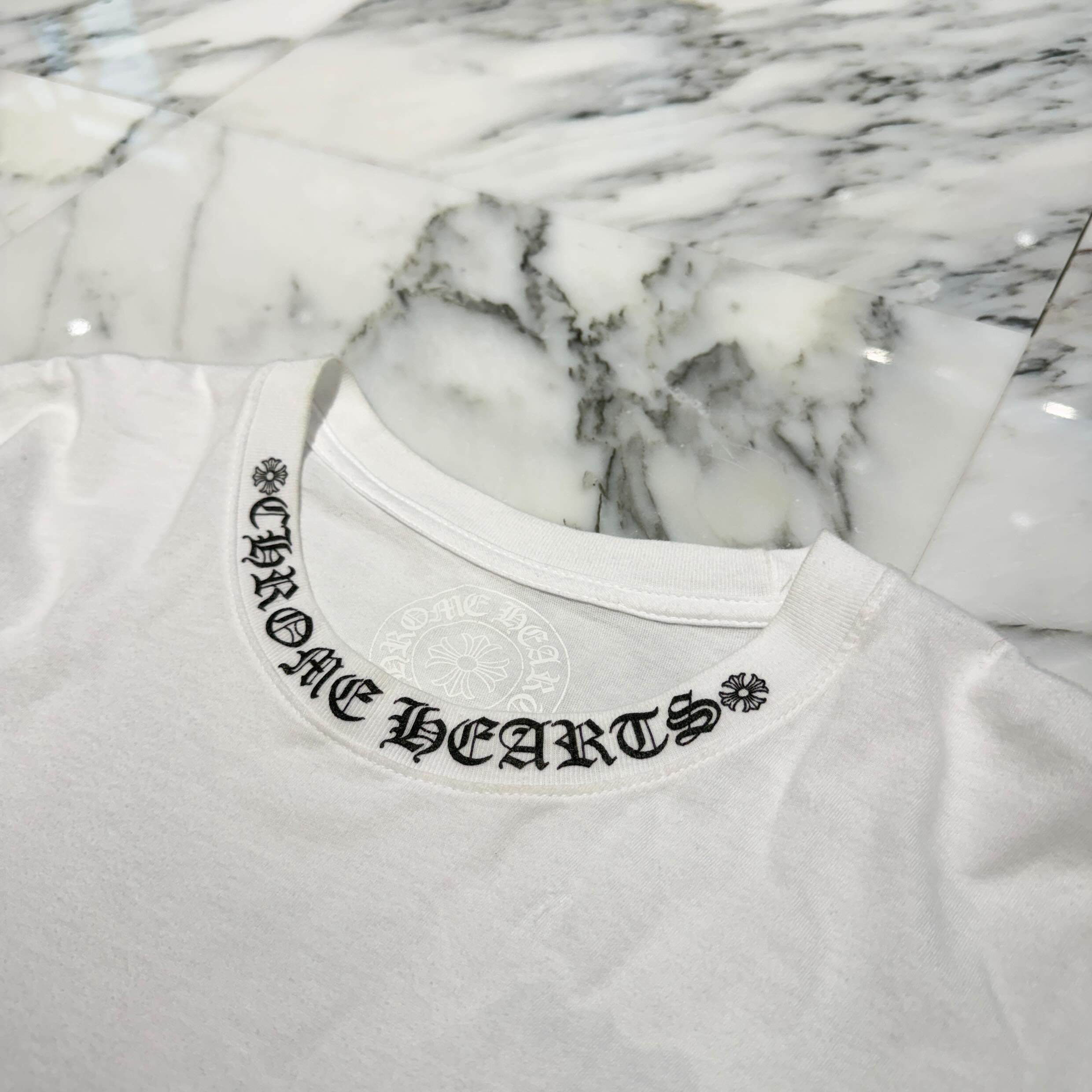 CHROME HEARTS Neck Logo Tee Size XL クロムハーツ ネックロゴ Tシャツ サイズXL