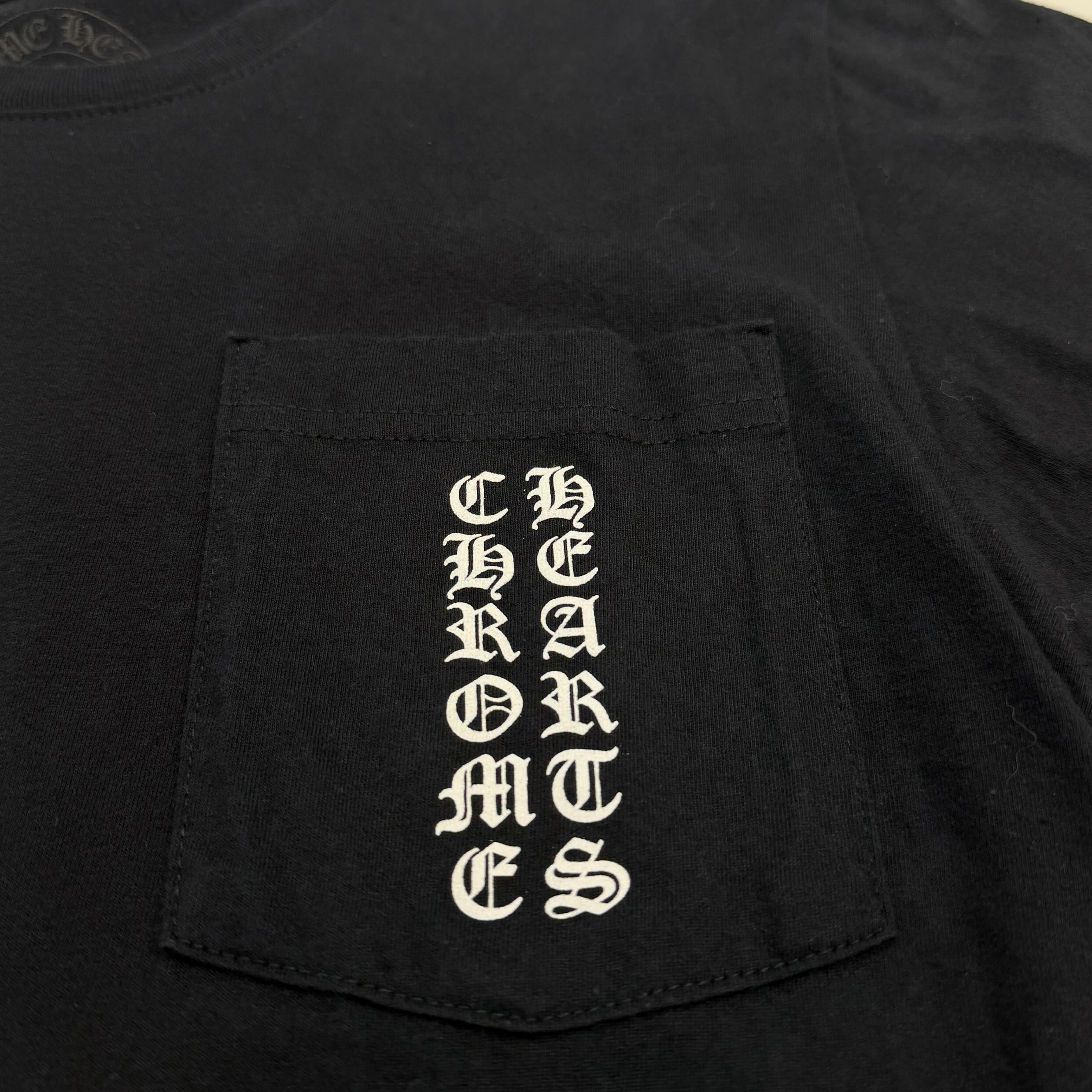 CHROME HEARTS Fuck You Vertical Logo Print Tee Size S クロムハーツ ファックユー ヴァーティカルロゴ プリント Tシャツ サイズS