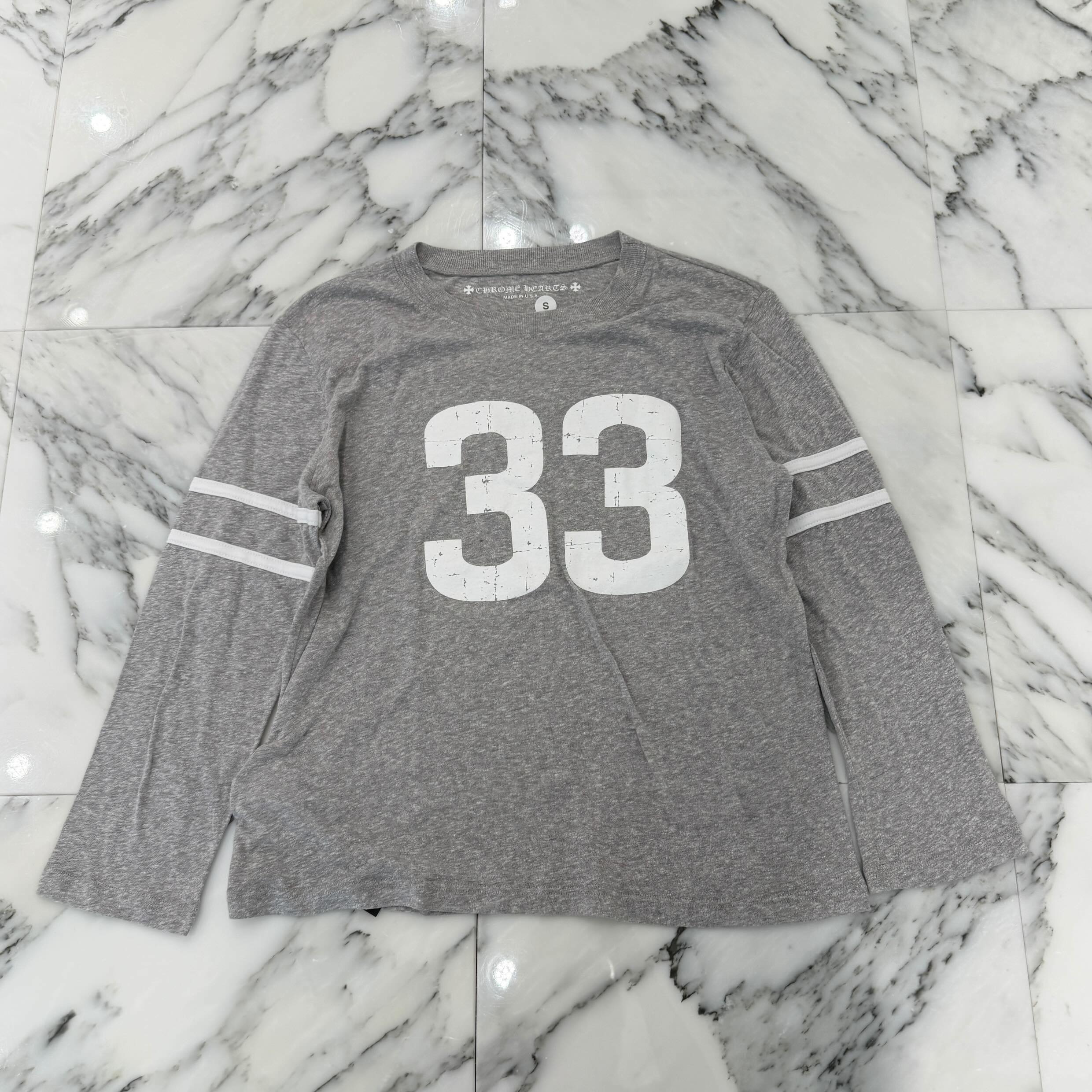 CHROME HEARTS 33 Horseshoe Long Sleeve Tee Size S クロムハーツ 33 ホースシュー ロングスリーブＴシャツ サイズS
