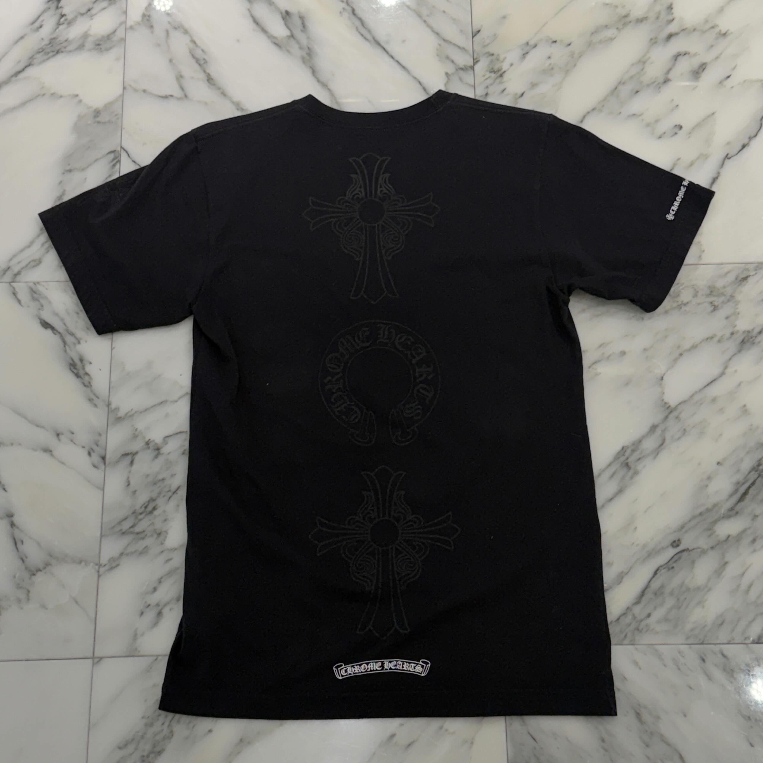 CHROME HEARTS Tonal Celtic Cross Horseshoe Tee Size S クロムハーツ トーナル セルティック クロス ホースシュー Tシャツ サイズS