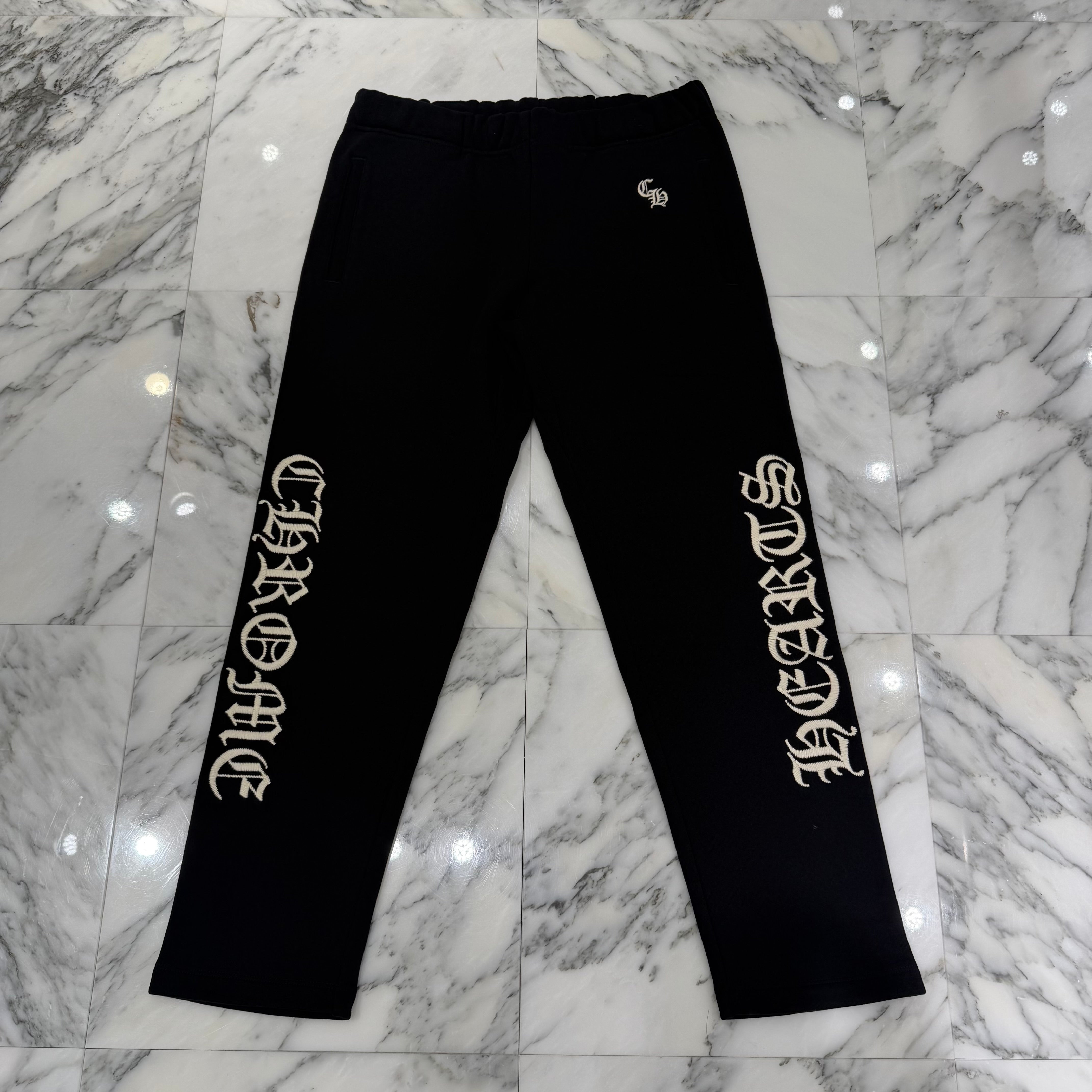 CHROME HEARTS Y NOT SLO RIDE LOGO SWEAT LONG PANTS Size M クロムハーツ ワイノット スローライド ロゴ刺繍 スウェットロングパンツ サイズM