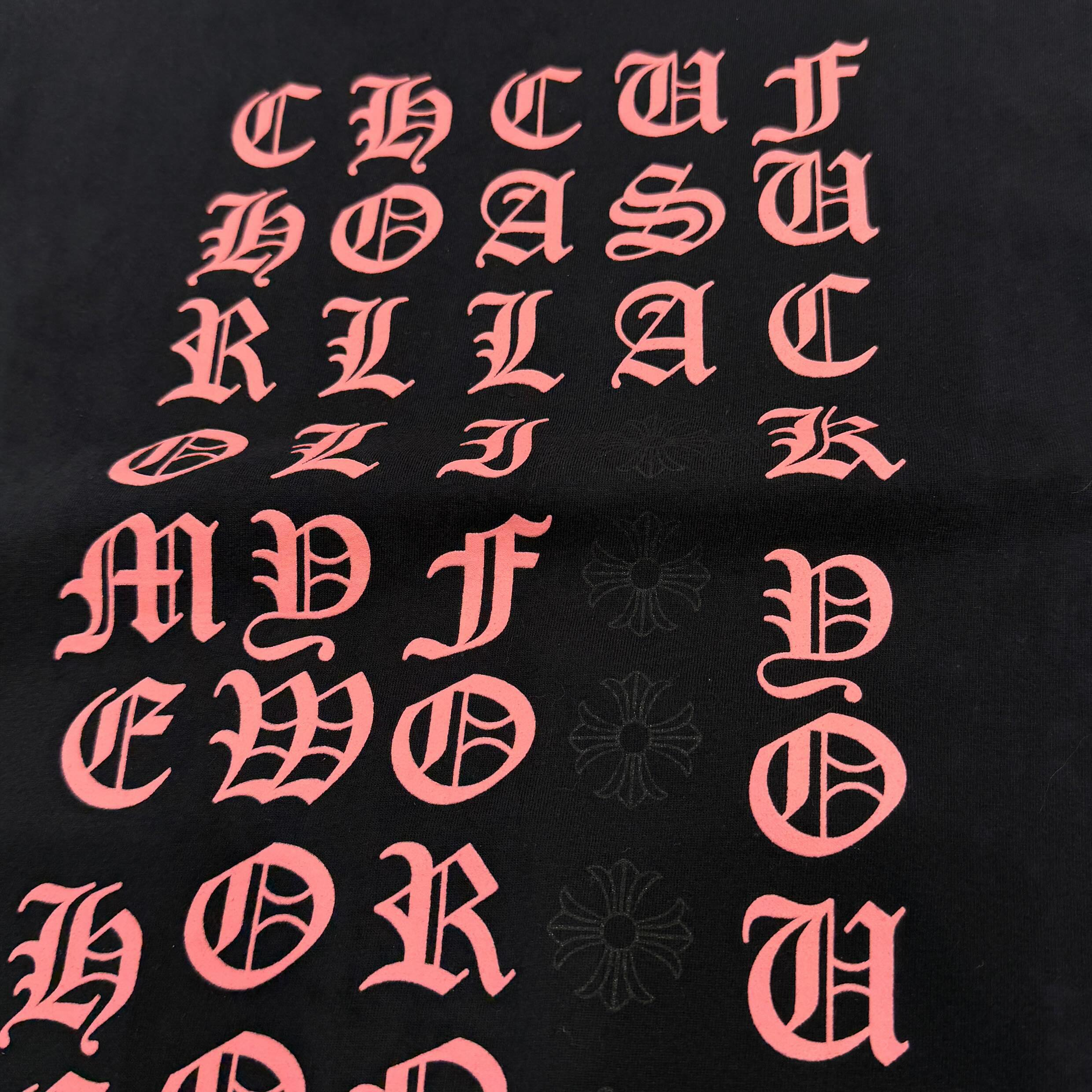 CHROME HEARTS Fuck You Vertical Logo Print Tee Size S クロムハーツ ファックユー ヴァーティカルロゴ プリント Tシャツ サイズS