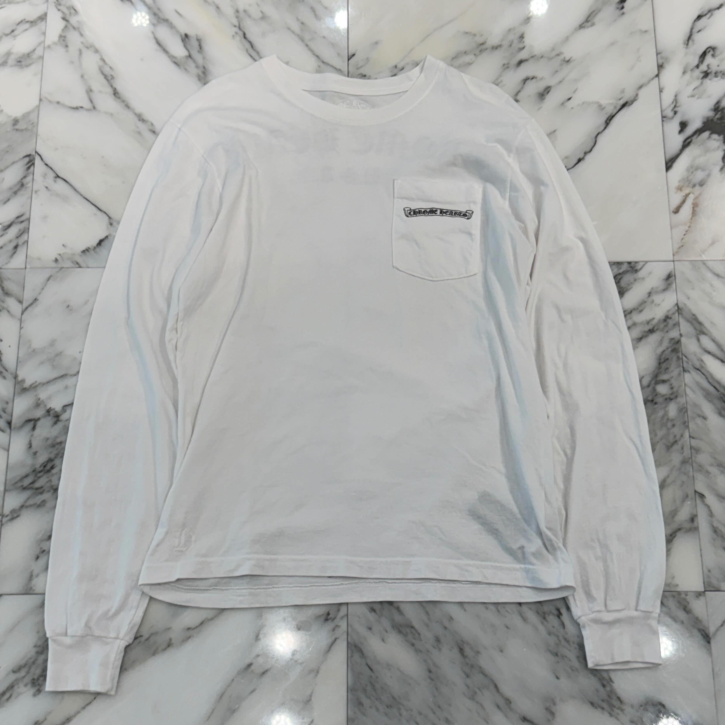 CHROME HEARTS Back Arch Logo USA Long Sleeve Tee Size M クロムハーツ バックアーチロゴ USA ロングスリーブTシャツ サイズM