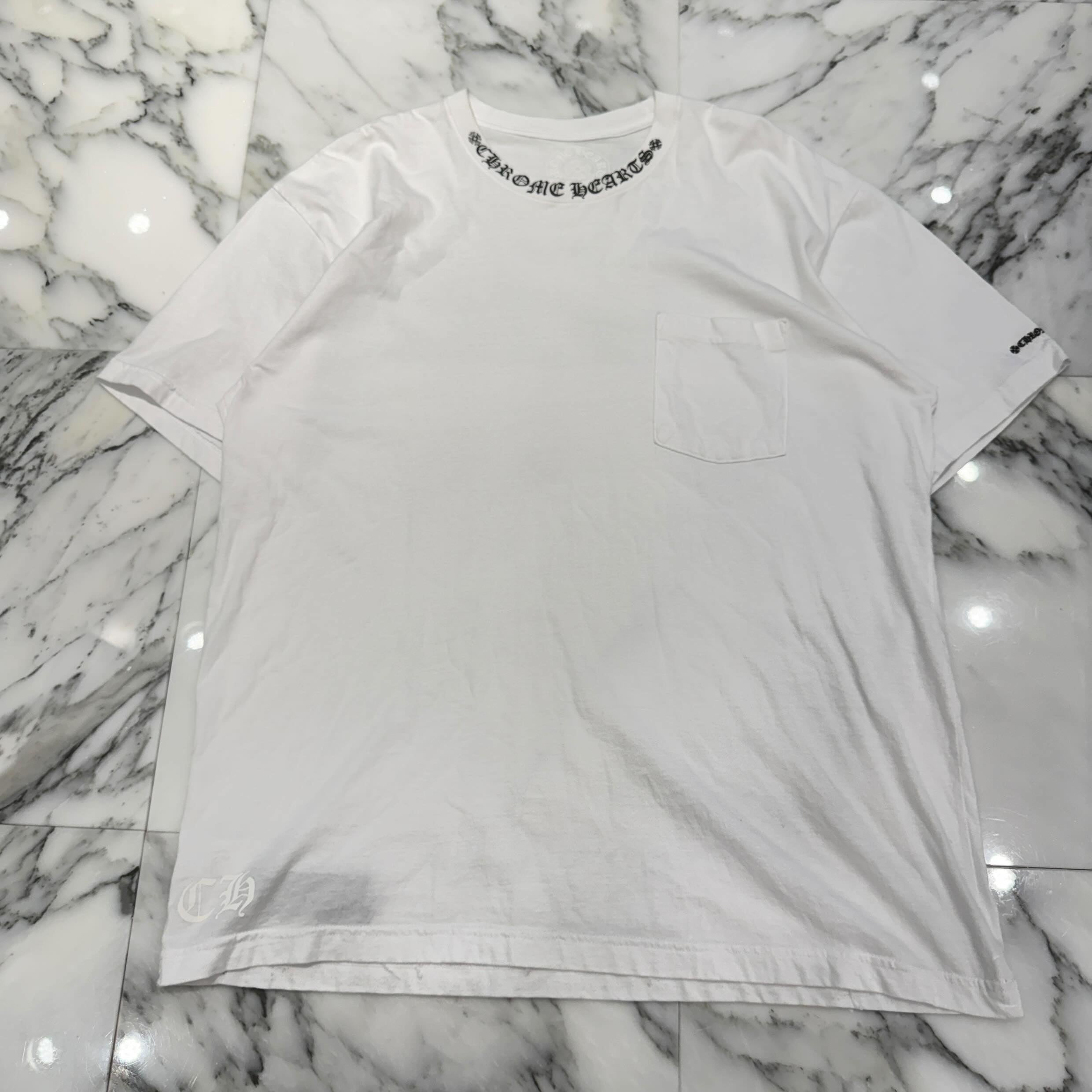 CHROME HEARTS Neck Logo Tee Size XL クロムハーツ ネックロゴ Tシャツ サイズXL