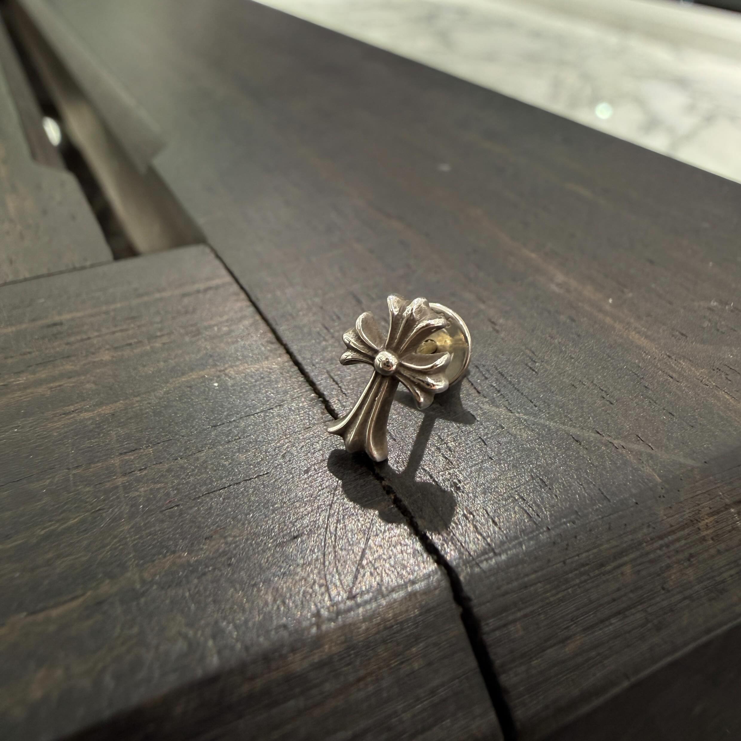 CHROME HEARTS CH Cross Stud Earring クロムハーツ CH クロス スタッズ イヤリング ピアス