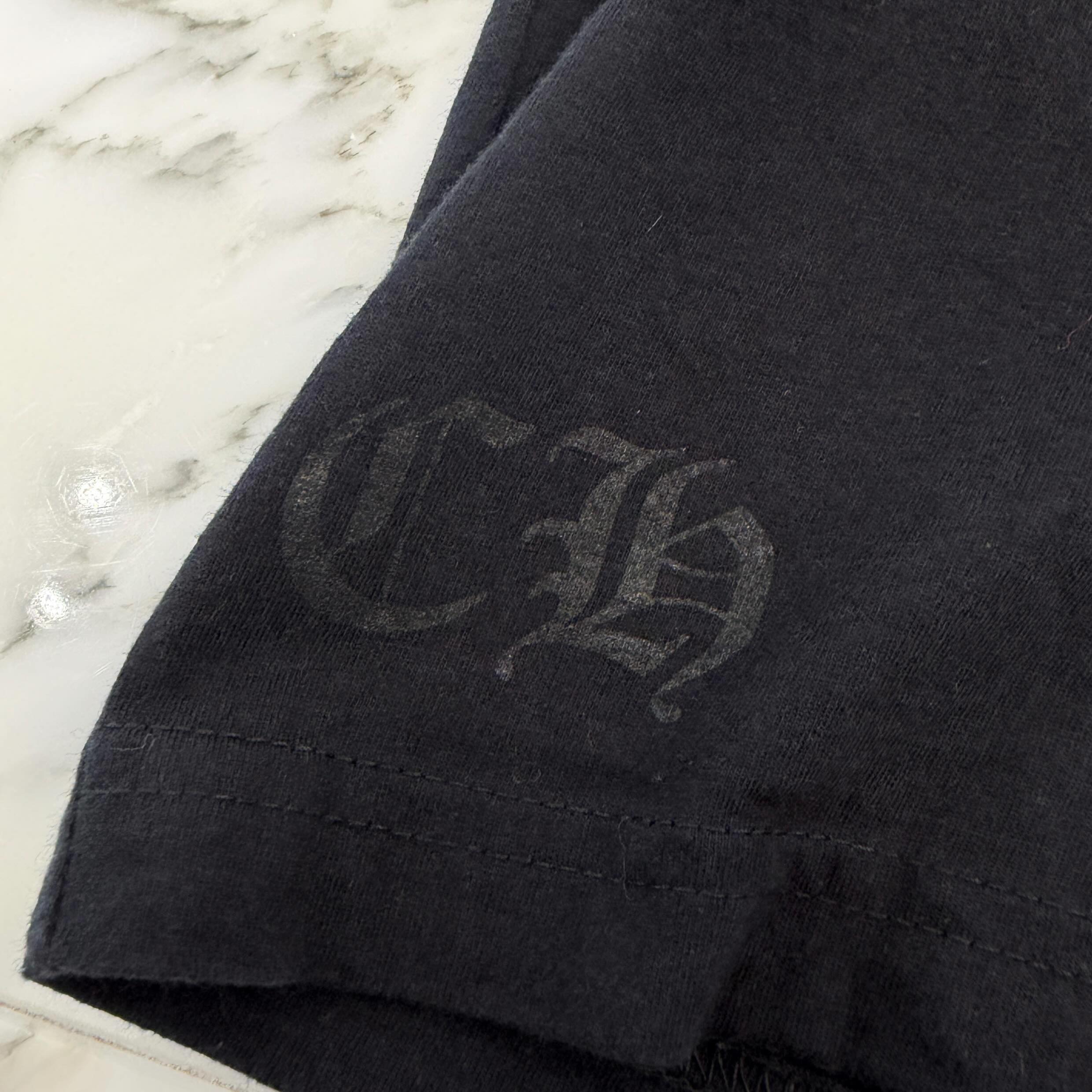 CHROME HEARTS Fuck You Vertical Logo Print Tee Size S クロムハーツ ファックユー ヴァーティカルロゴ プリント Tシャツ サイズS