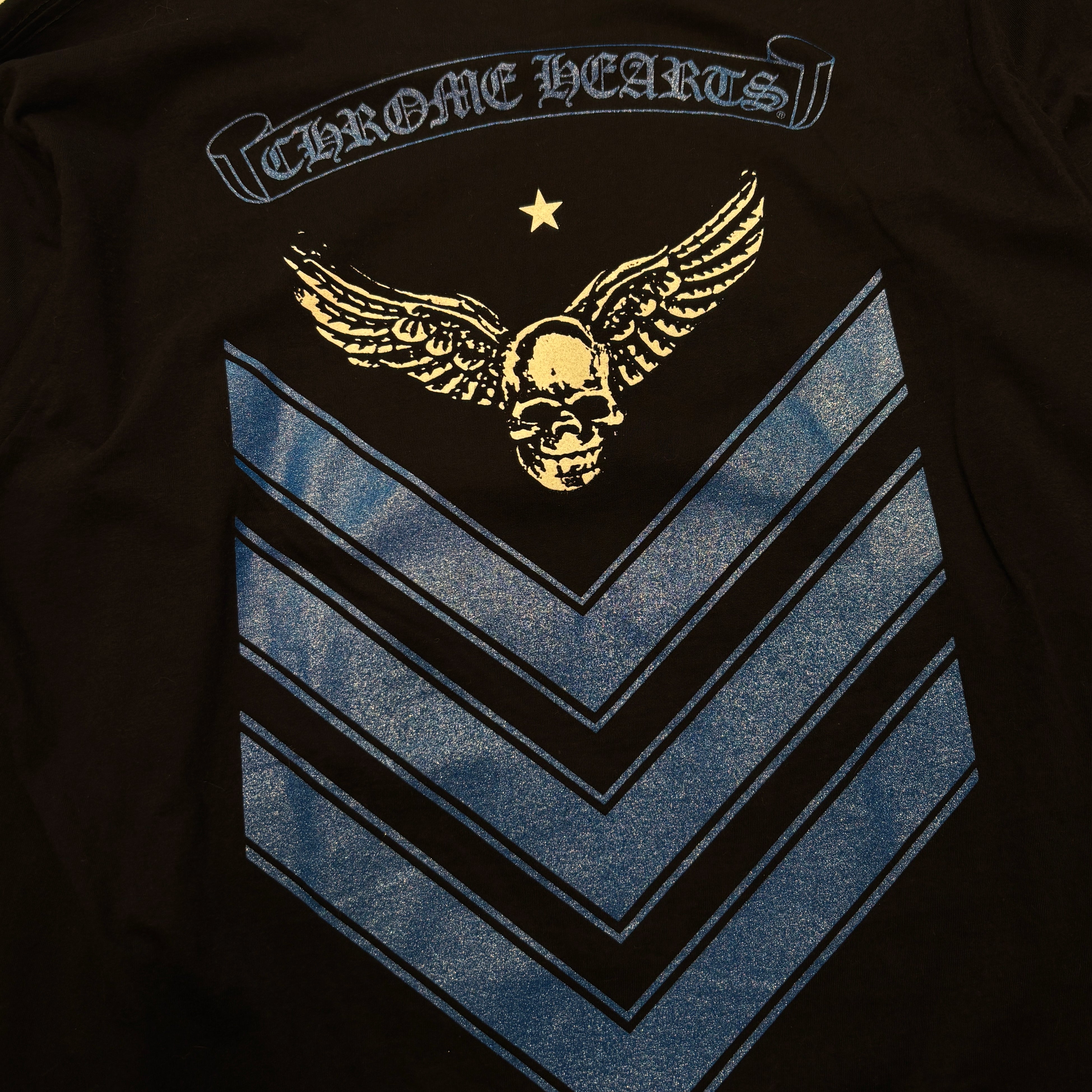 CHROME HEARTS FOTI MAHALIA Floral Cross Long Sleeve Tee Size L クロムハーツ フォティ マハリア フローラルクロス ロングスリーブTシャツ サイズL